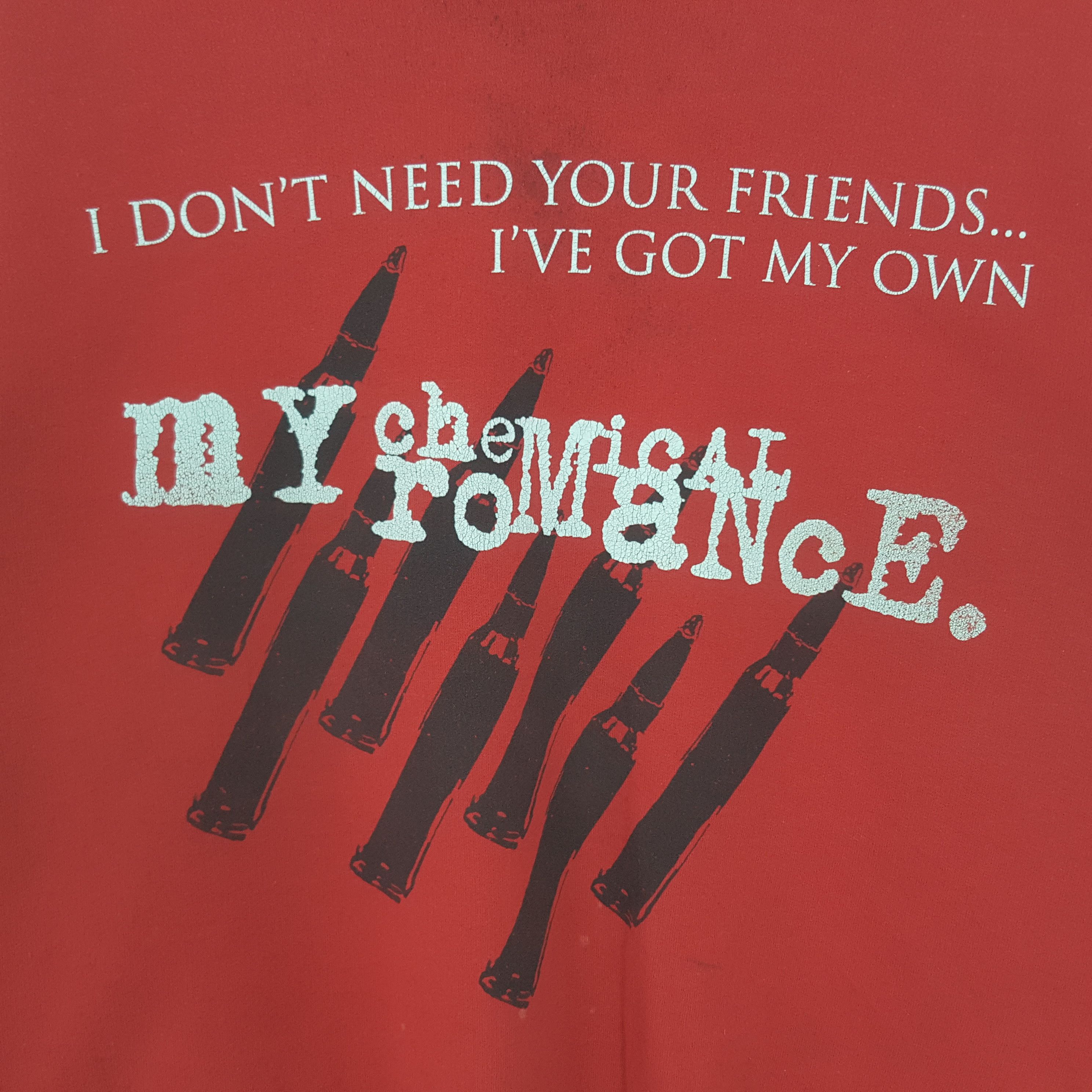 Band Tees Vintage My Chemical Ramance Punk Emo Band Swetshirt C292N24 Size US M / EU 48-50 / 2 - 2 Thumbnail
