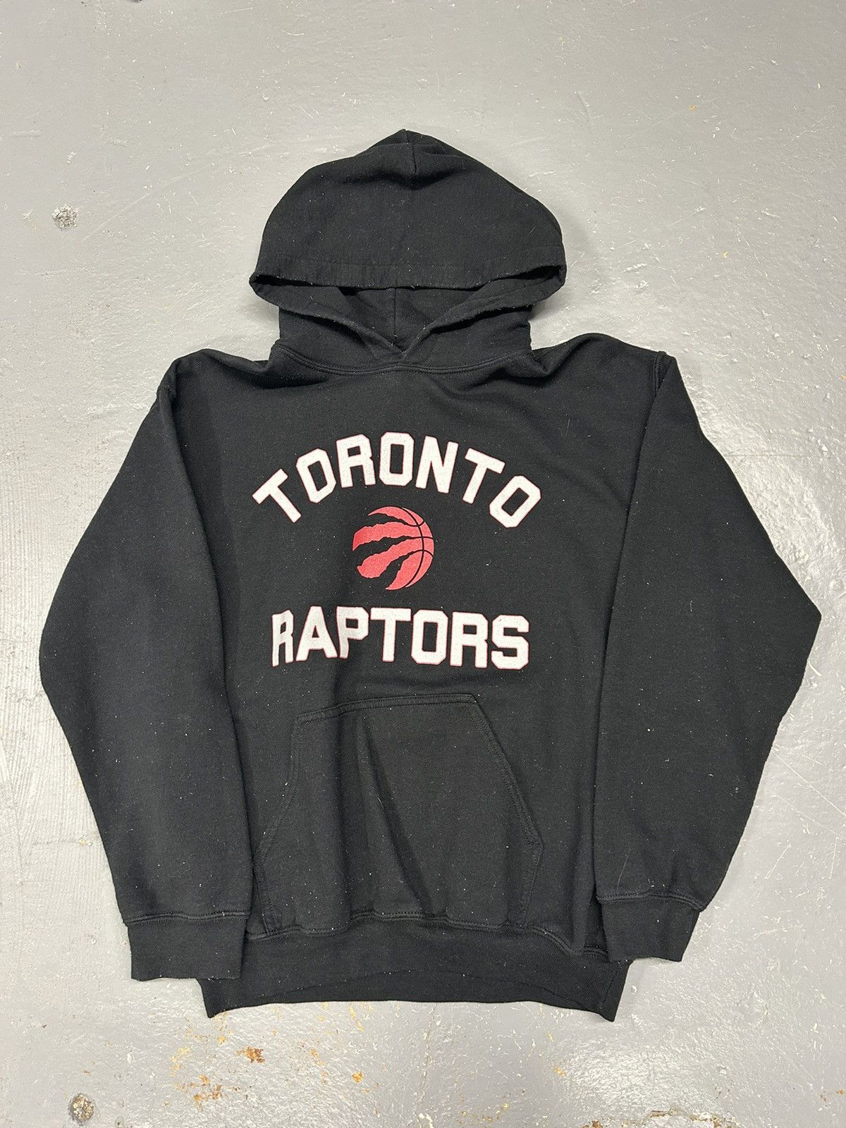 Black Streetwear Vintage Crazy Vintage Y2K Essential Black Toronto Raptors NBA Hoodie Grailed
