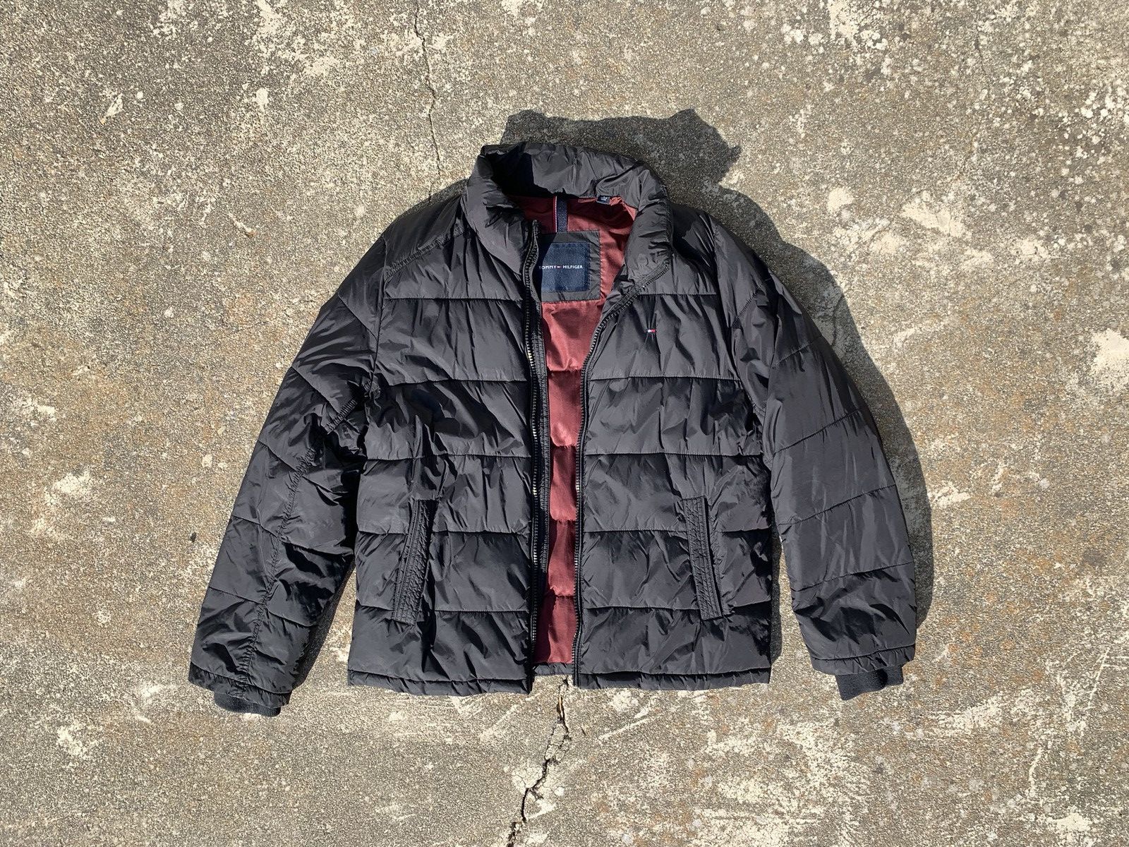 Tommy Hilfiger Tommy Hilfiger Black Puffer Jacket Size US L / EU 52-54 / 3 - 1 Thumbnail