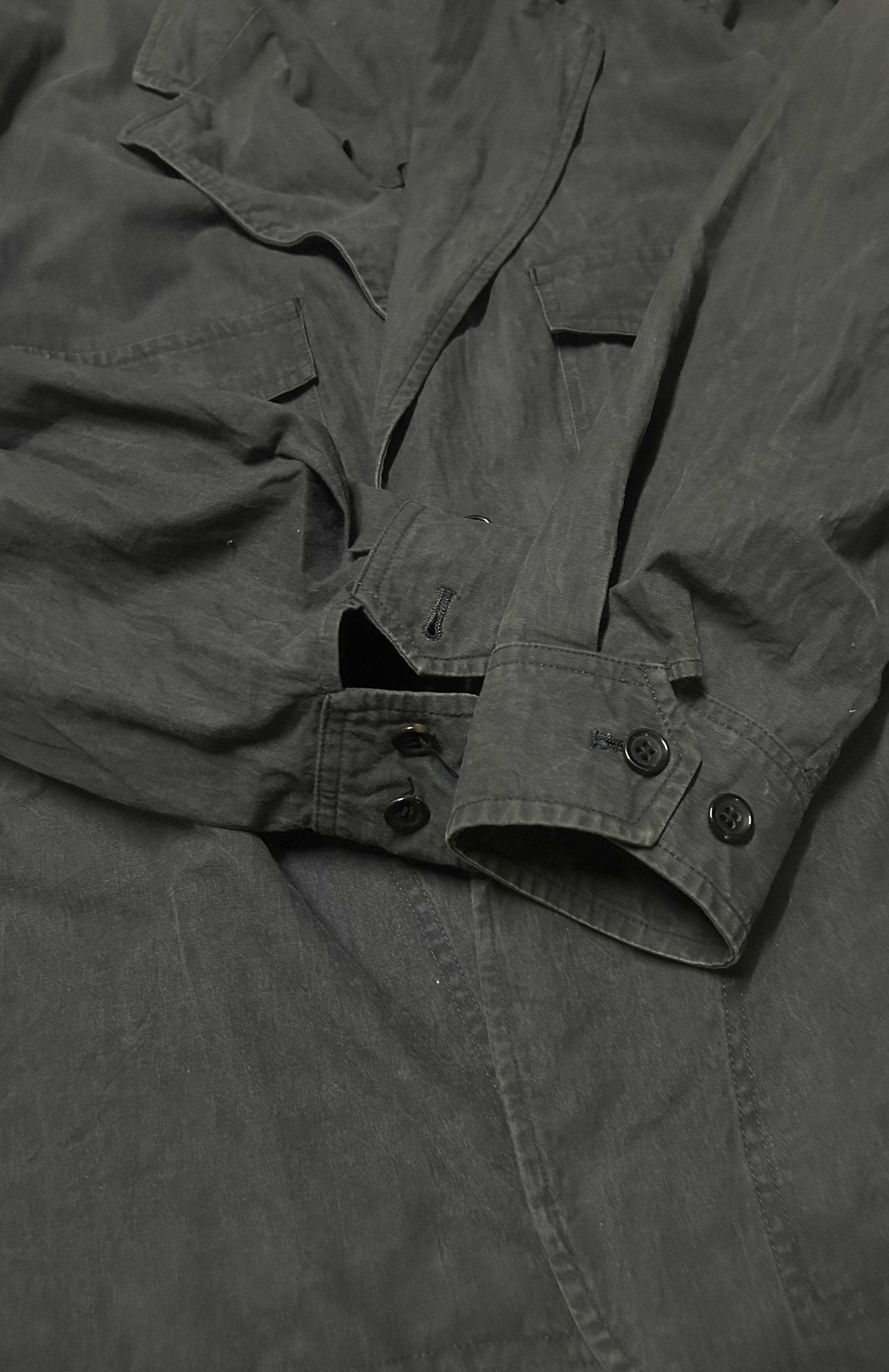 Comme des Garcons Homme Plus × Rei Kawakubo Trashed French Vintage Comme des garçon Home Work Jacket Size US M / EU 48-50 / 2 - 5 Thumbnail