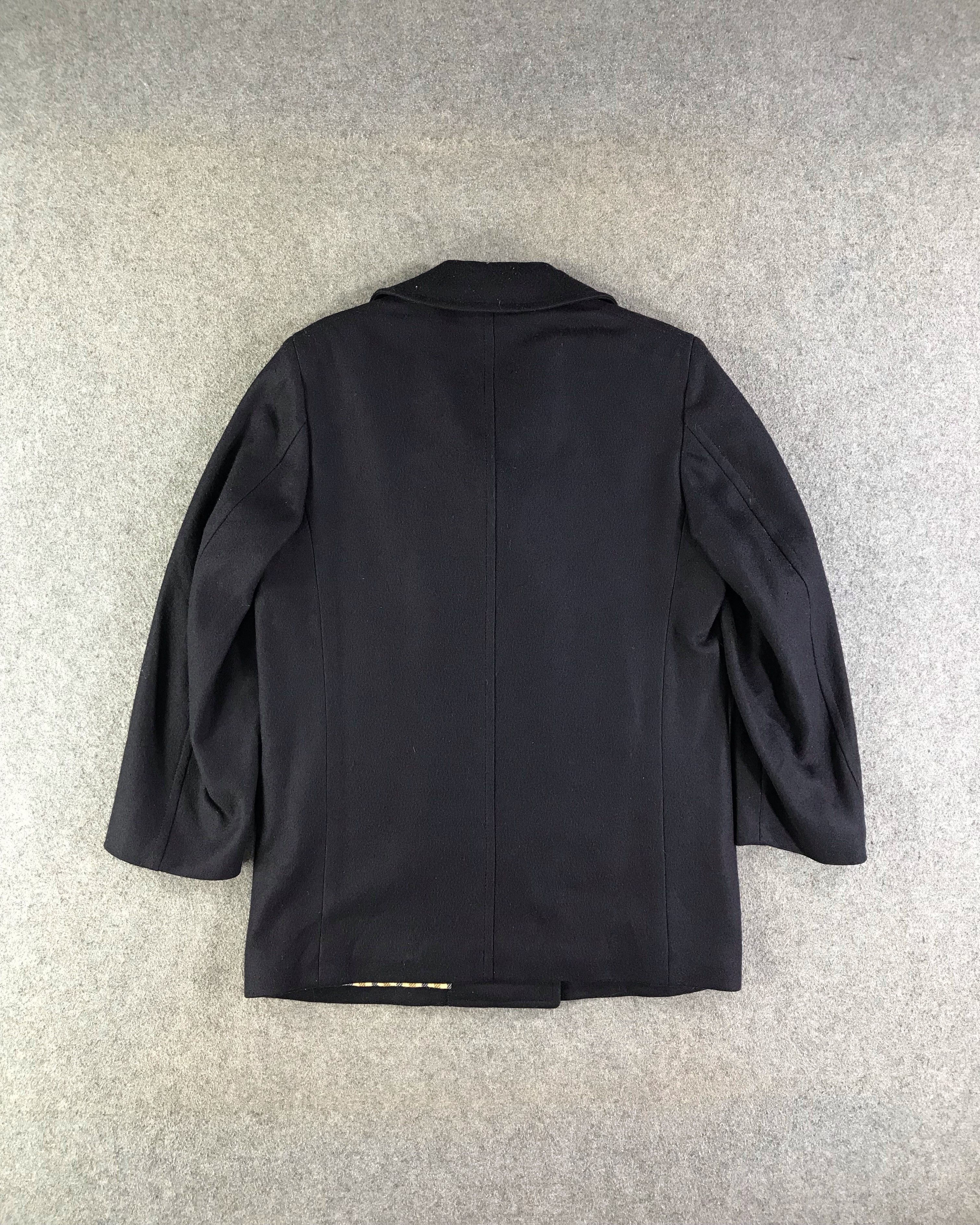 Aquascutum Aquascutum Blue Wool Peacoat Jacket -JC311 Size US L / EU 52-54 / 3 - 3 Thumbnail