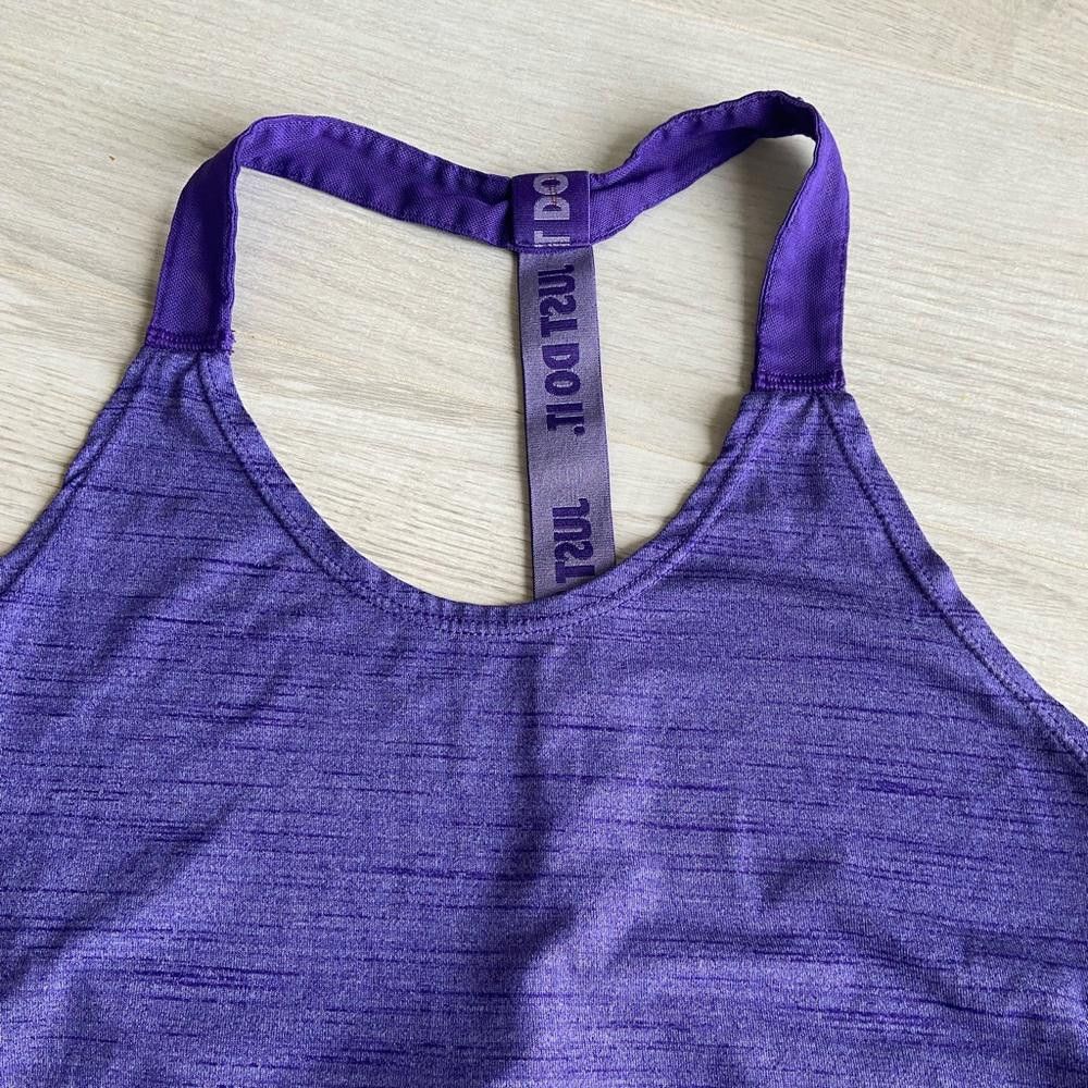 Designer Lululemon Purple Racerback Tank Top - Lightweight & Flexible Size S / US 4 / IT 40 - 2 Thumbnail