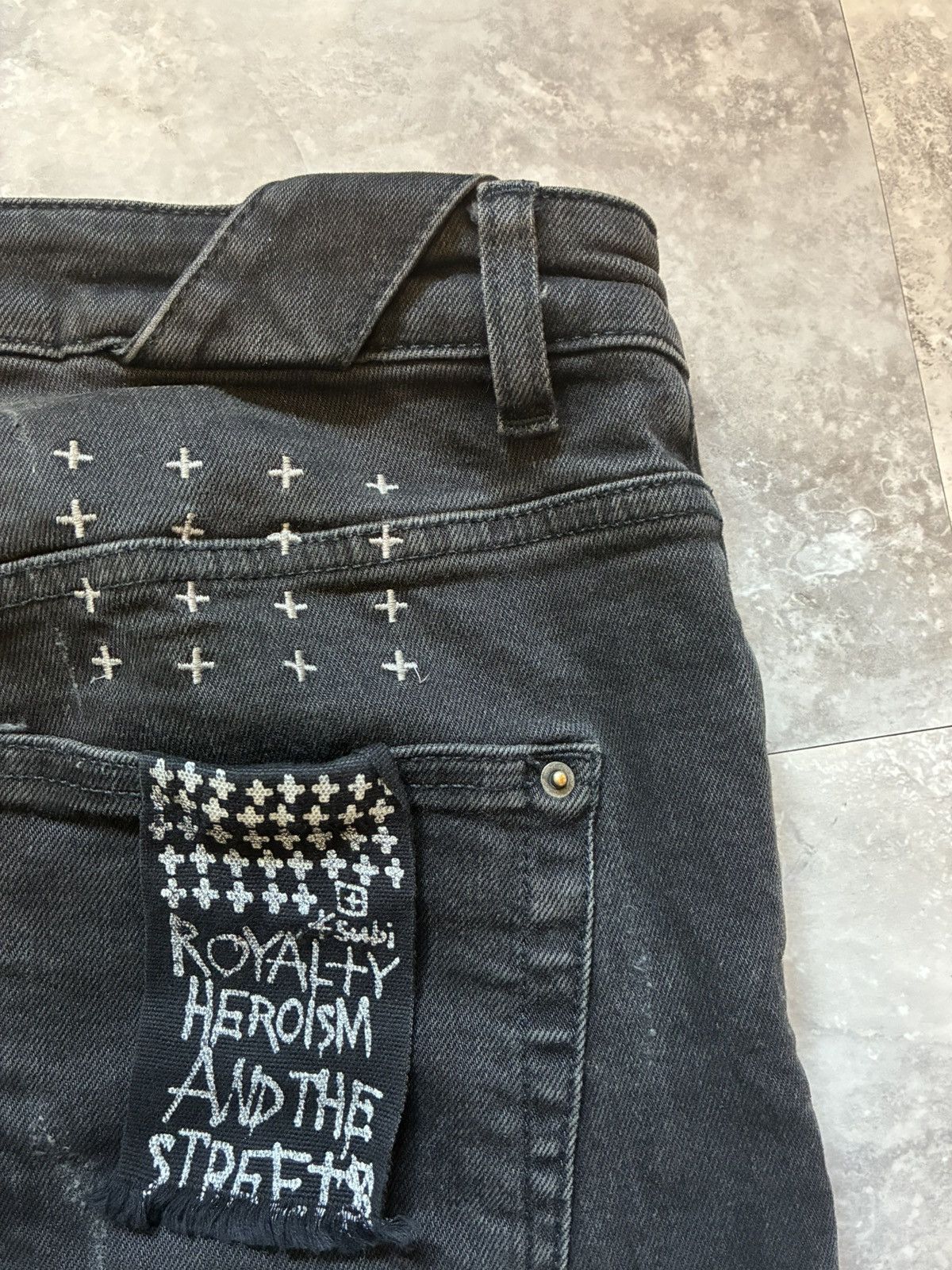 Ksubi 1-1 Ksubi x DSquared2 Black distressed skinny jeans Size US 32 / EU 48 - 8 Thumbnail