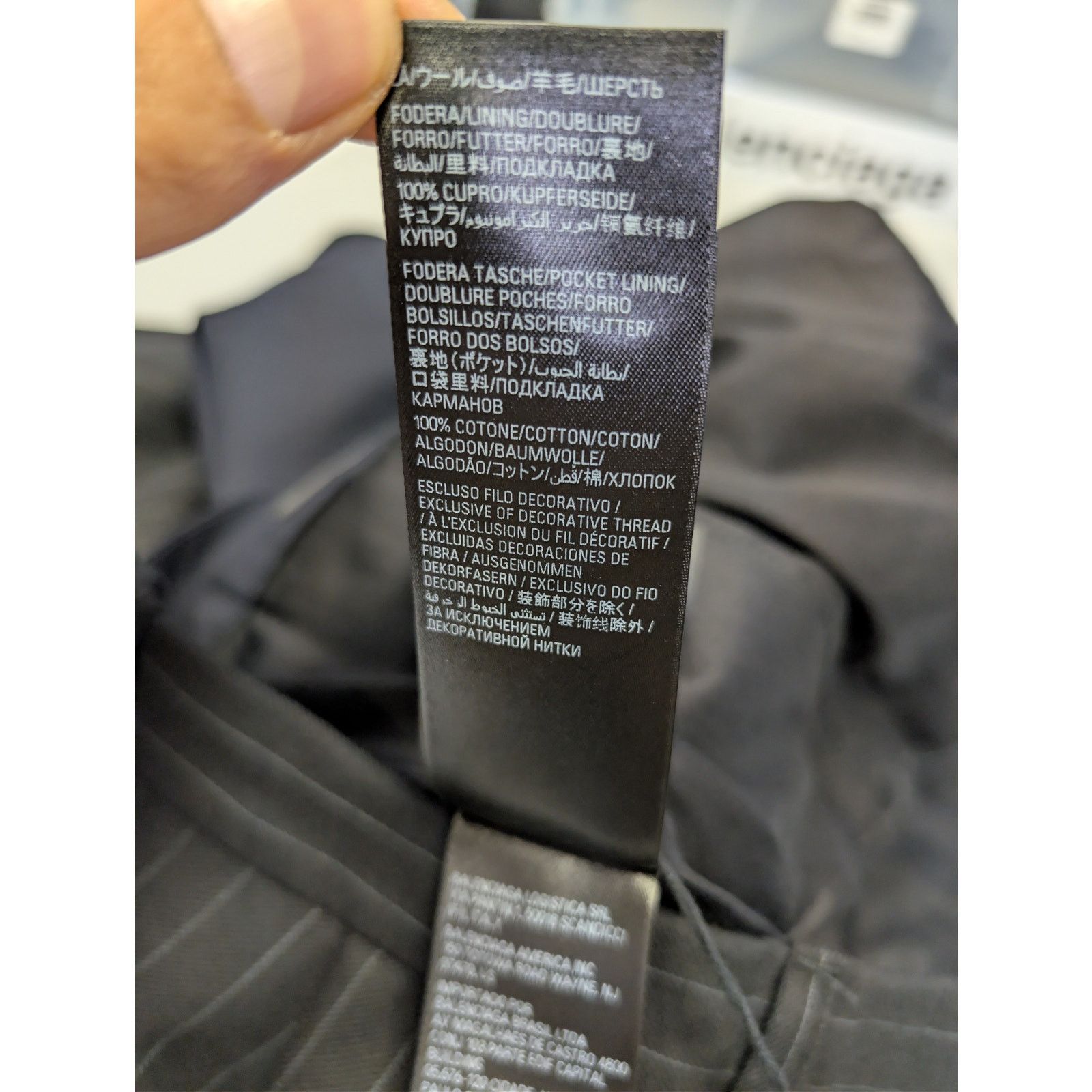 Balenciaga o1rshd1 Fluid Barathea Patched Skater Pants in Dark Navy Size US 32 / EU 48 - 21 Thumbnail