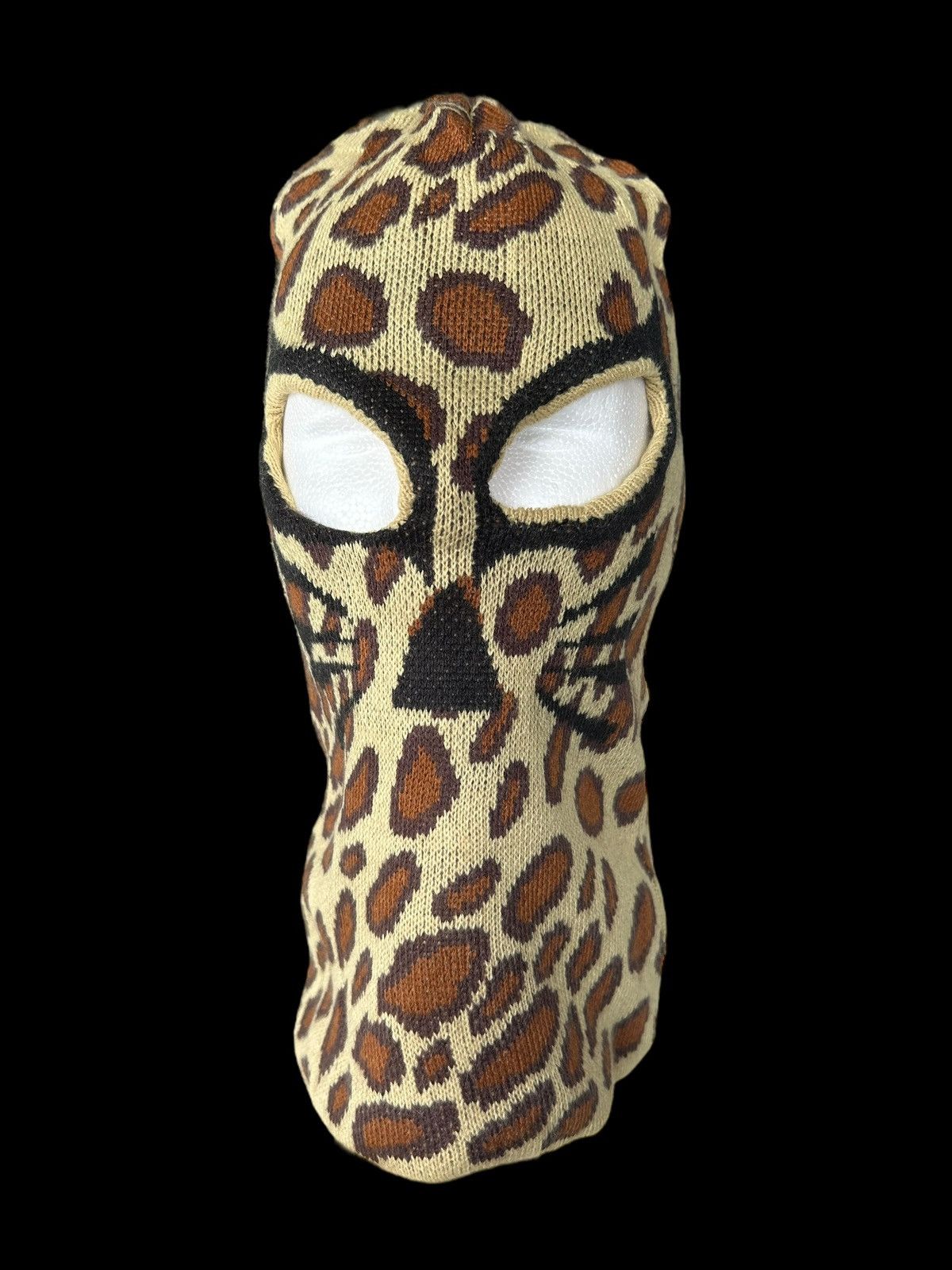 Japanese Brand × Kapital × Vintage Leopard Balaclava Masked Crazy Rare Design ☠️ Size ONE SIZE - 2 Thumbnail
