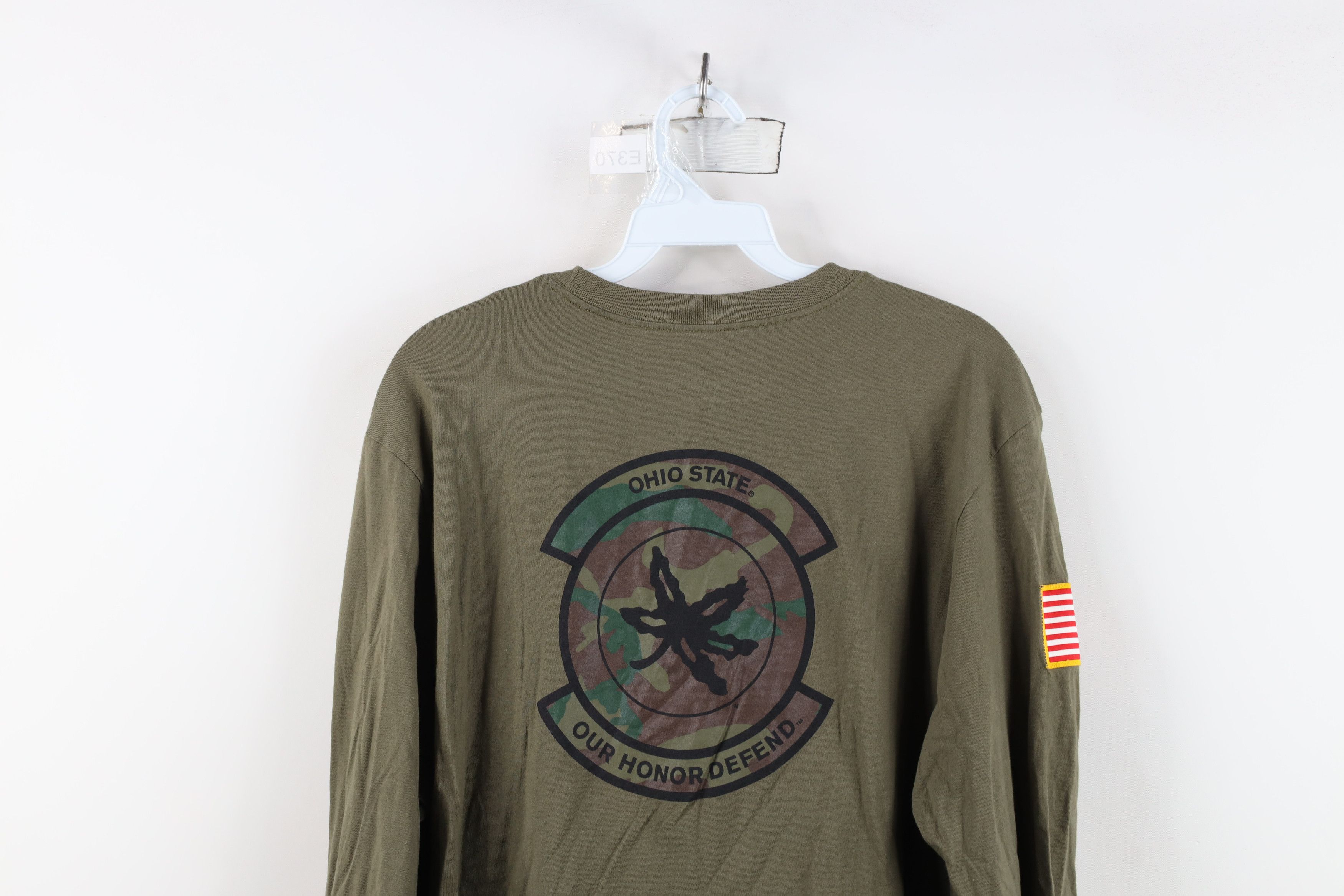 Nike Nike Military Ohio State University Long Sleeve T-Shirt Size US L / EU 52-54 / 3 - 14 Thumbnail