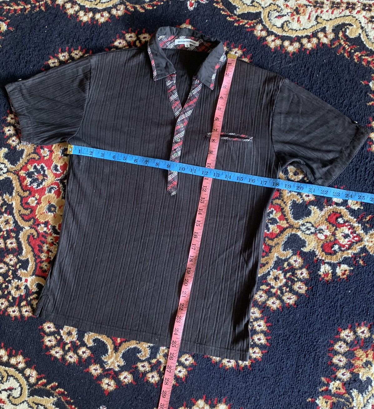 Japanese Brand × semanticdesign Vintage Semantic Design Polos Tee Size US L / EU 52-54 / 3 - 10 Thumbnail