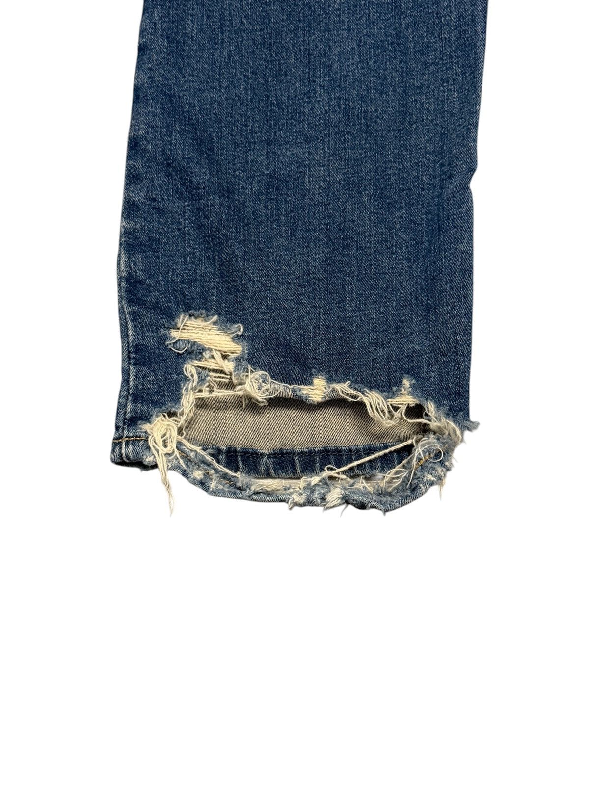 Levi's Levi’s S51 Straight Distressed Jeans (32x32) – Vintage Wash Size US 32 / EU 48 - 10 Thumbnail