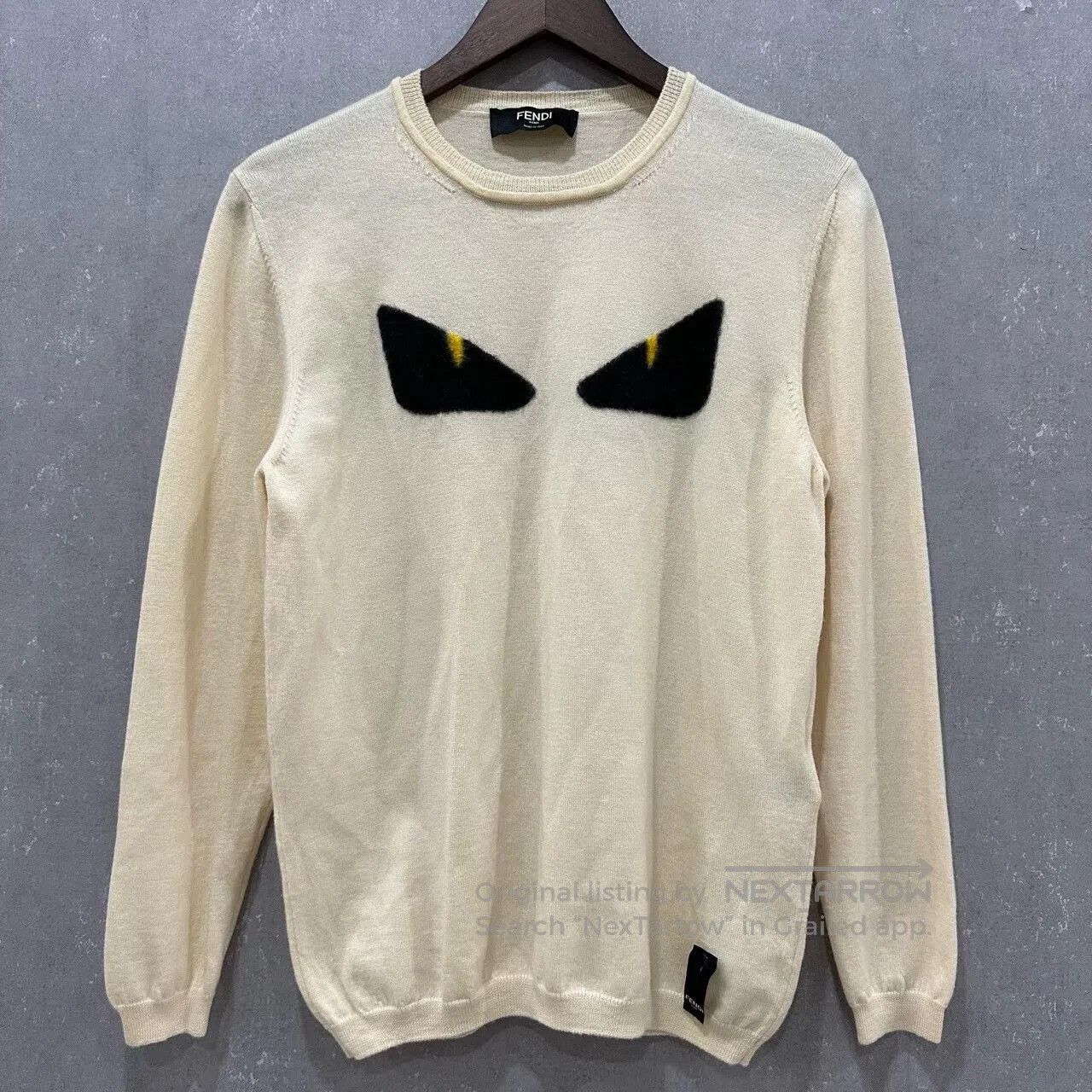 Fendi Fendi Monster Eyes Wool Knit Sweater. Size US L / EU 52-54 / 3 - 1 Thumbnail