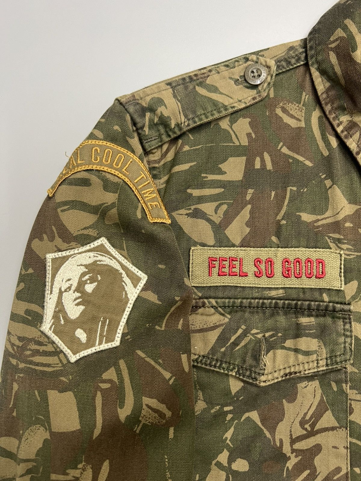 Hysteric Glamour Vintage Hysteric Glamour 'Skull Camouflage' Button UP Size US S / EU 44-46 / 1 - 2 Thumbnail