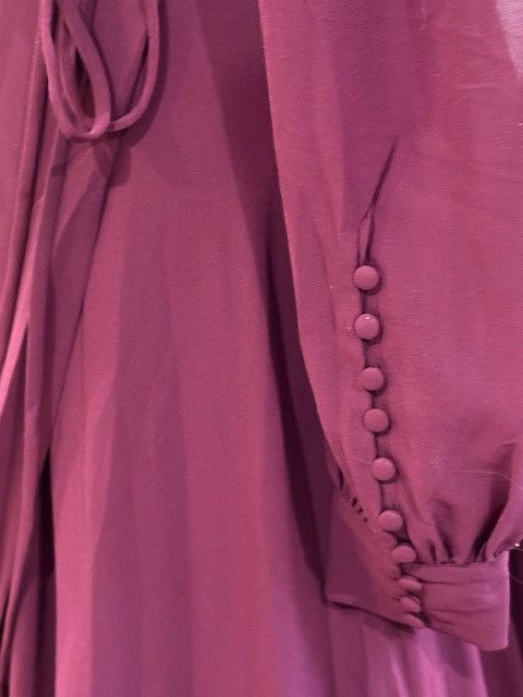 Lulus My Whole Heart Plum Long Sleeve Wrap Dress Size M / US 6-8 / IT 42-44 - 6 Thumbnail