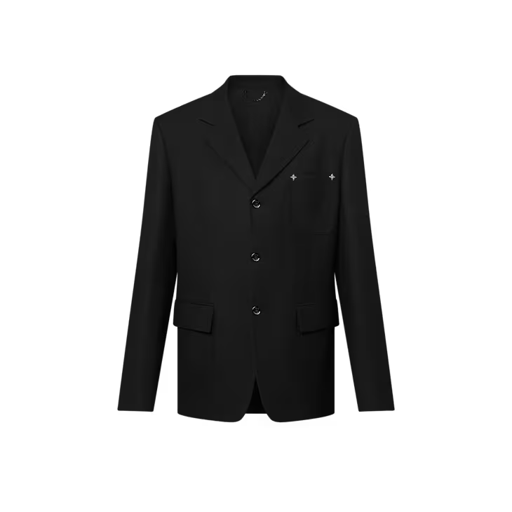Louis Vuitton Tailored Single-Breasted Wool Jacket Size 50R - 1 Thumbnail
