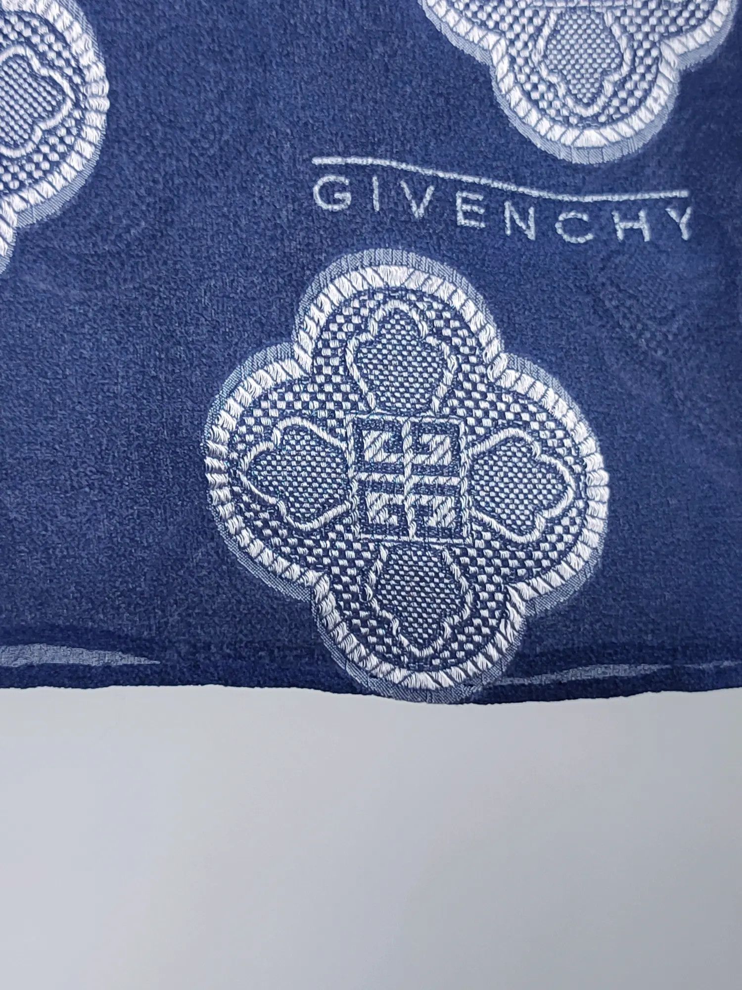Givenchy Givenchy Logo 4G Monogram Vintage Silk Scarf Size ONE SIZE - 6 Thumbnail