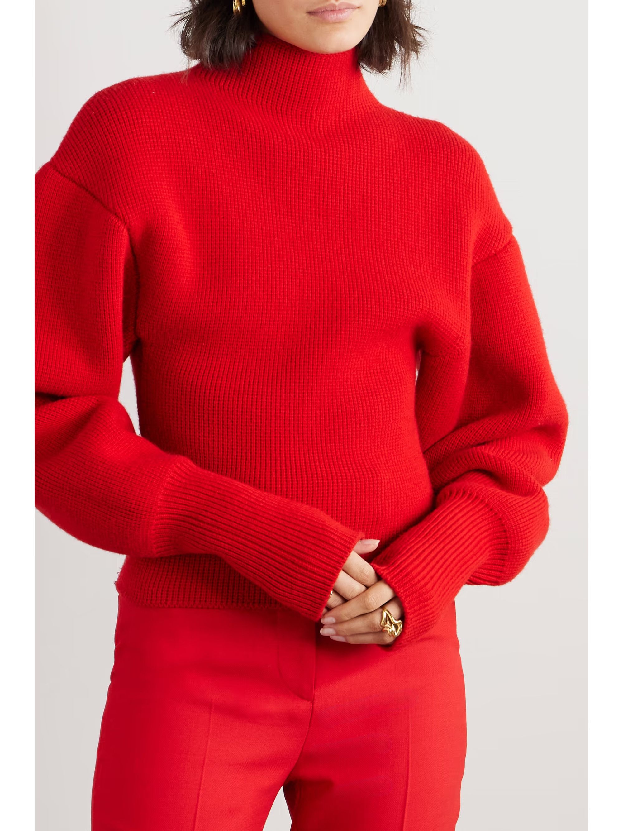 Salvatore Ferragamo o1s1rm1224 Sweater in Red Size L / US 10 / IT 46 - 3 Thumbnail