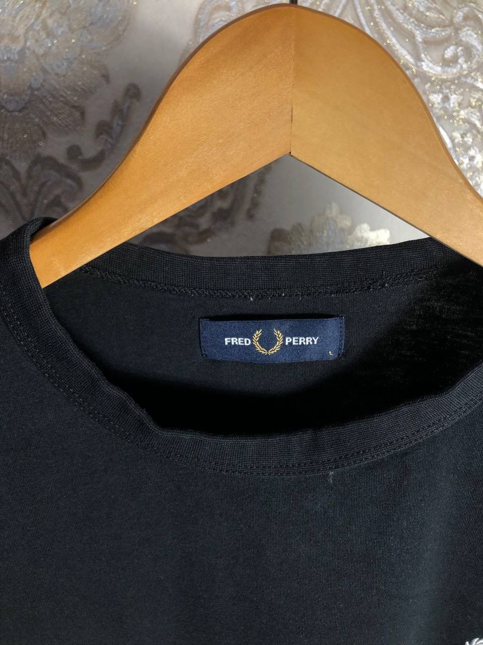Fred Perry × Vintage VERY RARE FRED PERRY MONOGRAM LAMPAS CLASSIC T-SHIRT CASUAL Size US L / EU 52-54 / 3 - 3 Thumbnail