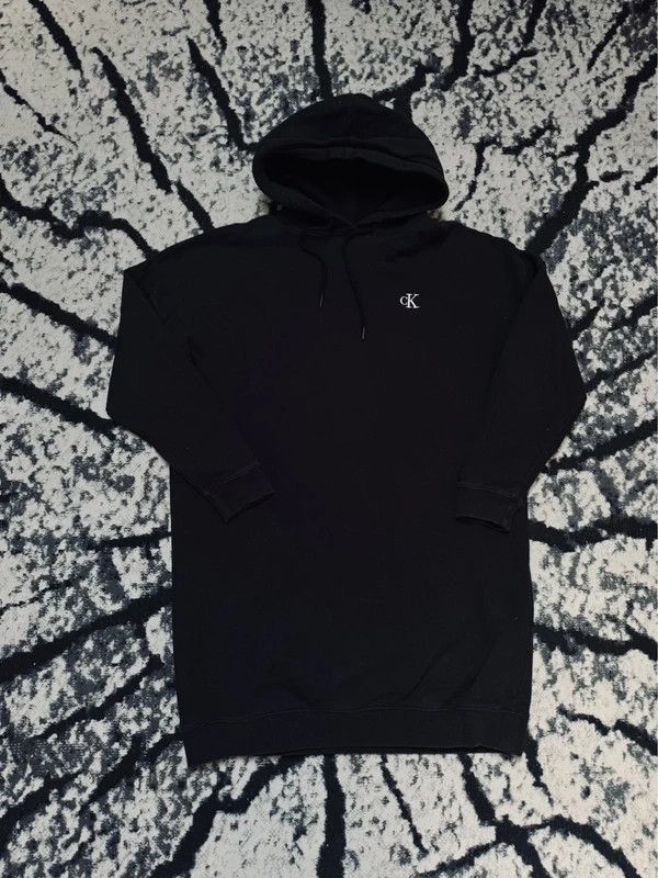 Calvin Klein Calvin Klein black logo long dress hoodie M Size M / US 6-8 / IT 42-44 - 1 Thumbnail