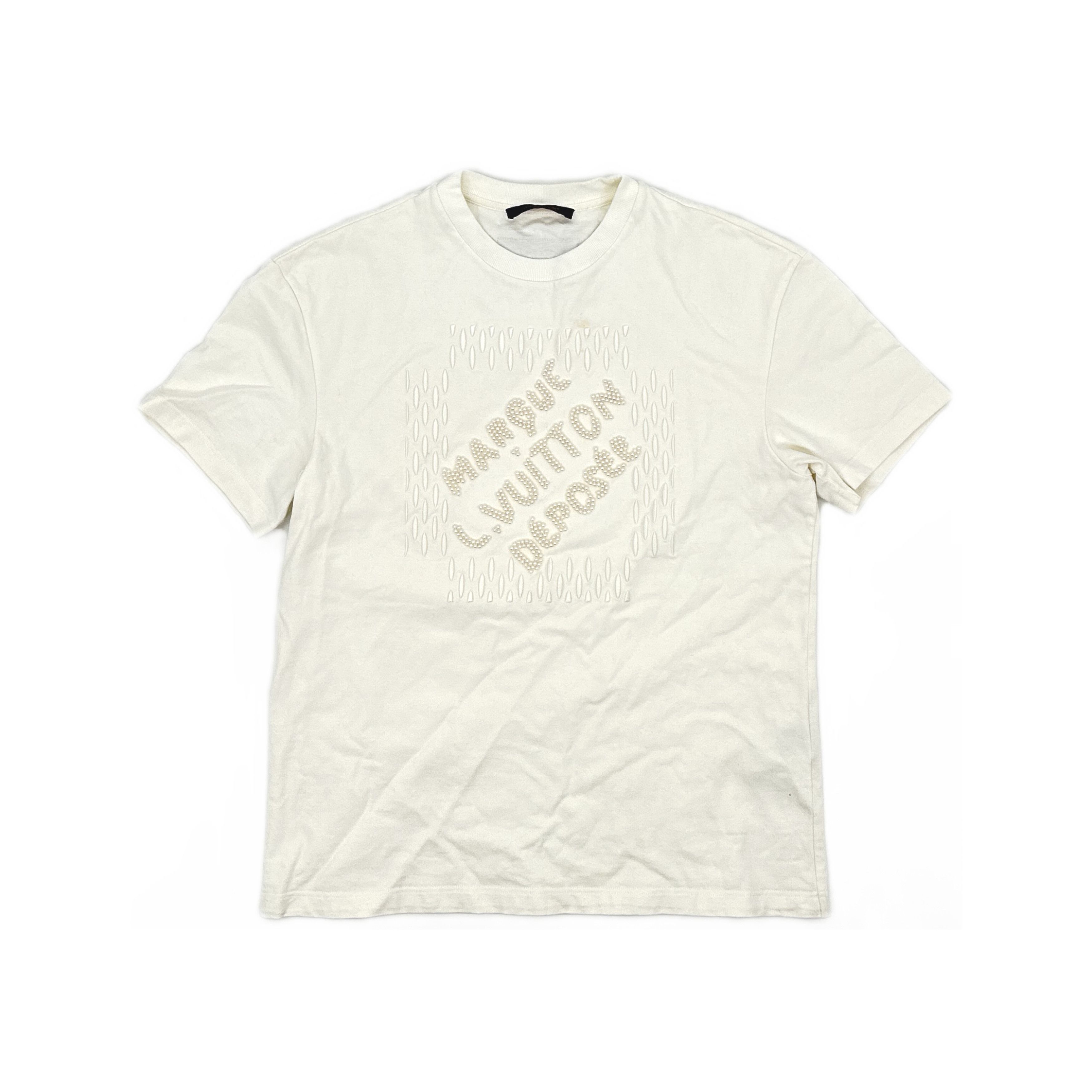 Louis Vuitton Louis Vuitton Pearl Embroidery T-Shirt M Size US M / EU 48-50 / 2 - 1 Thumbnail