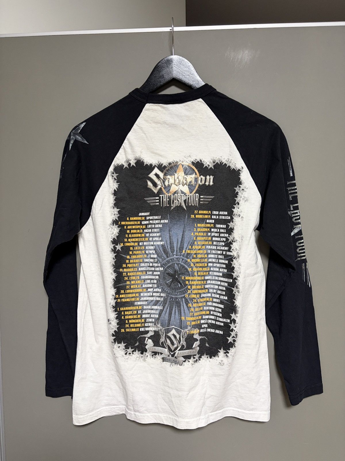 Band Tees Sabaton The Last European Tour Long Sleeve T-shirt Size US M / EU 48-50 / 2 - 9 Thumbnail