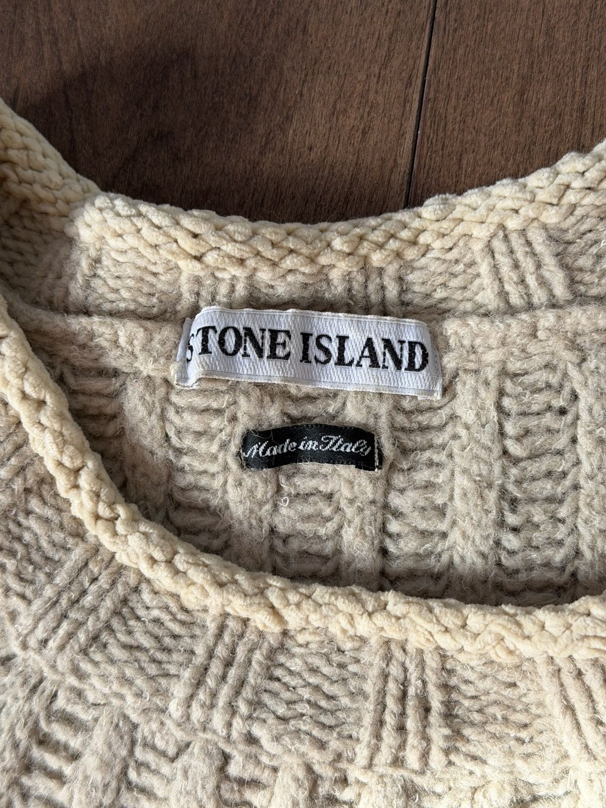 Stone Island Stone Island Ribbed Wool Knit Sweater Size US XL / EU 56 / 4 - 2 Thumbnail