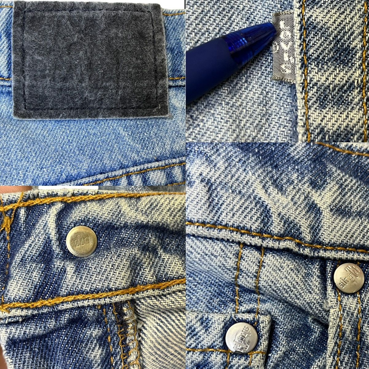Levi's ICONIC🔥VINTAGE 90s LEVI’S SILVERTAB LOOSE FIT JEANS Size US 36 / EU 52 - 9 Thumbnail