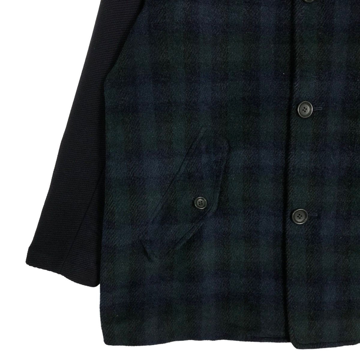 Japanese Brand VINTAGE WOOL DOUBLE BREAST BIKER JACKET RENOWN ISSEY MIYAKE Size US M / EU 48-50 / 2 - 4 Thumbnail