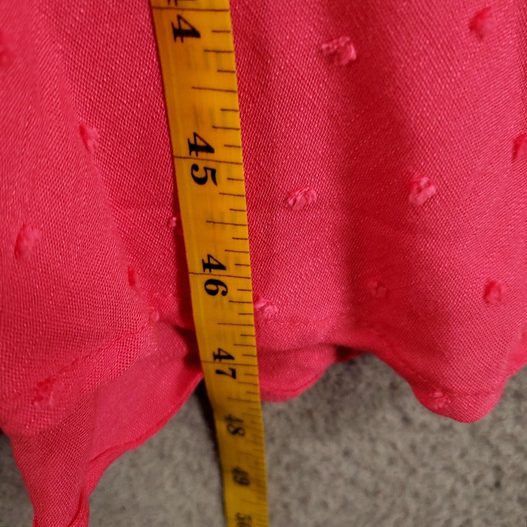 Torrid VINTAGE Torrid Dress Womens 2X Midi Pink Rayon Short Sleeve V-Neck Embroidered Ruffle Casual Size XXL / US 16-18 / IT 52-54 - 5 Thumbnail