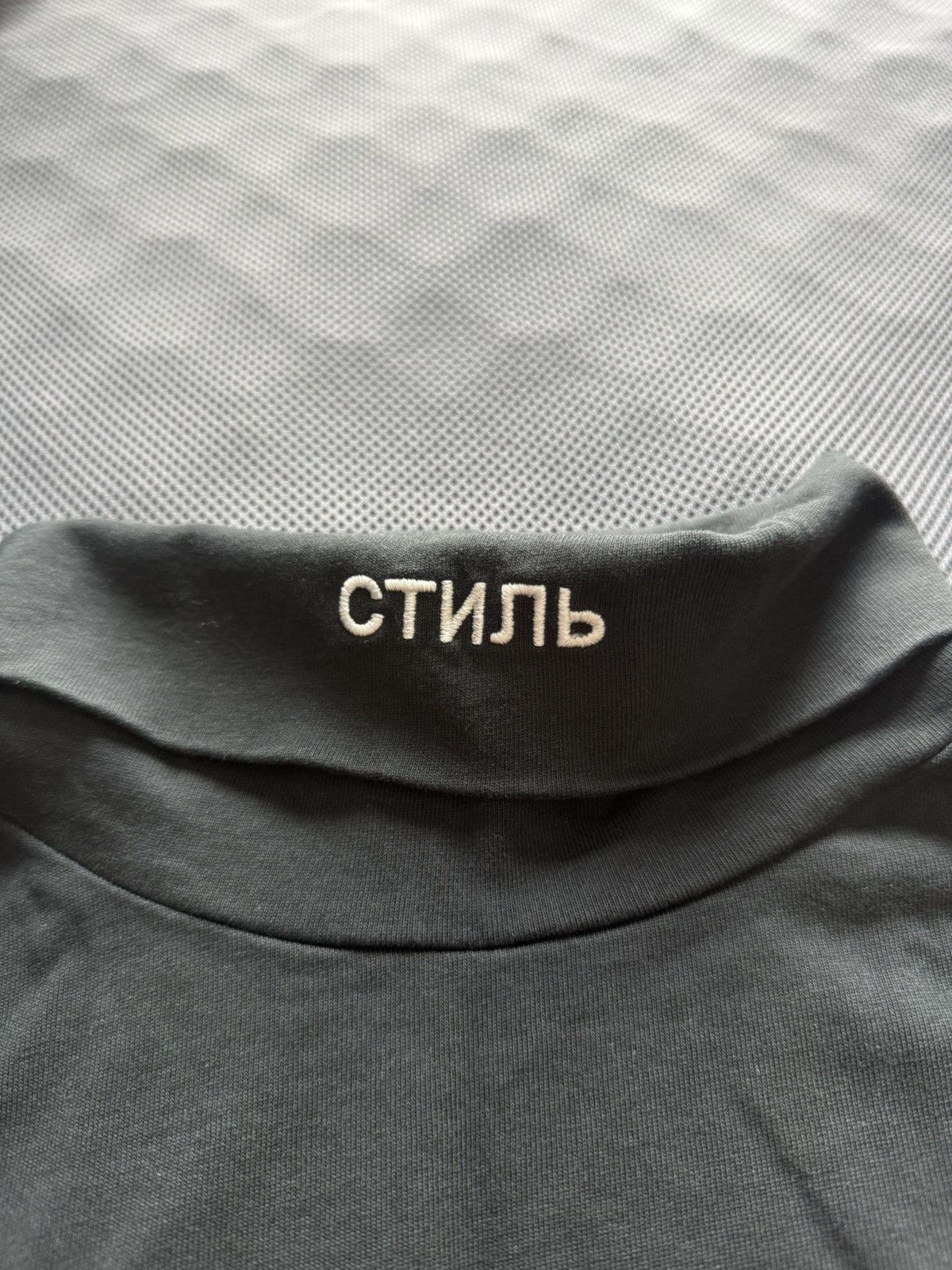 Heron Preston Heron Preston Long Sleeve Turtleneck Style Tee Size US L / EU 52-54 / 3 - 3 Thumbnail