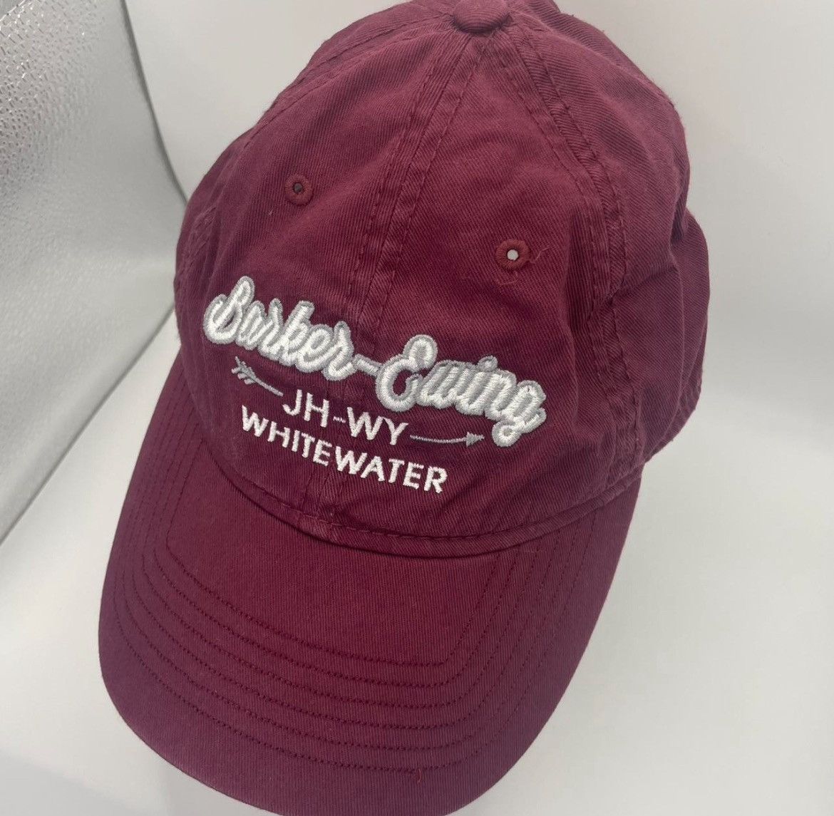 Other Barker-Ewing JH-WY Whitewater Maroon Baseball Cap OURAY Size ONE SIZE - 5 Thumbnail