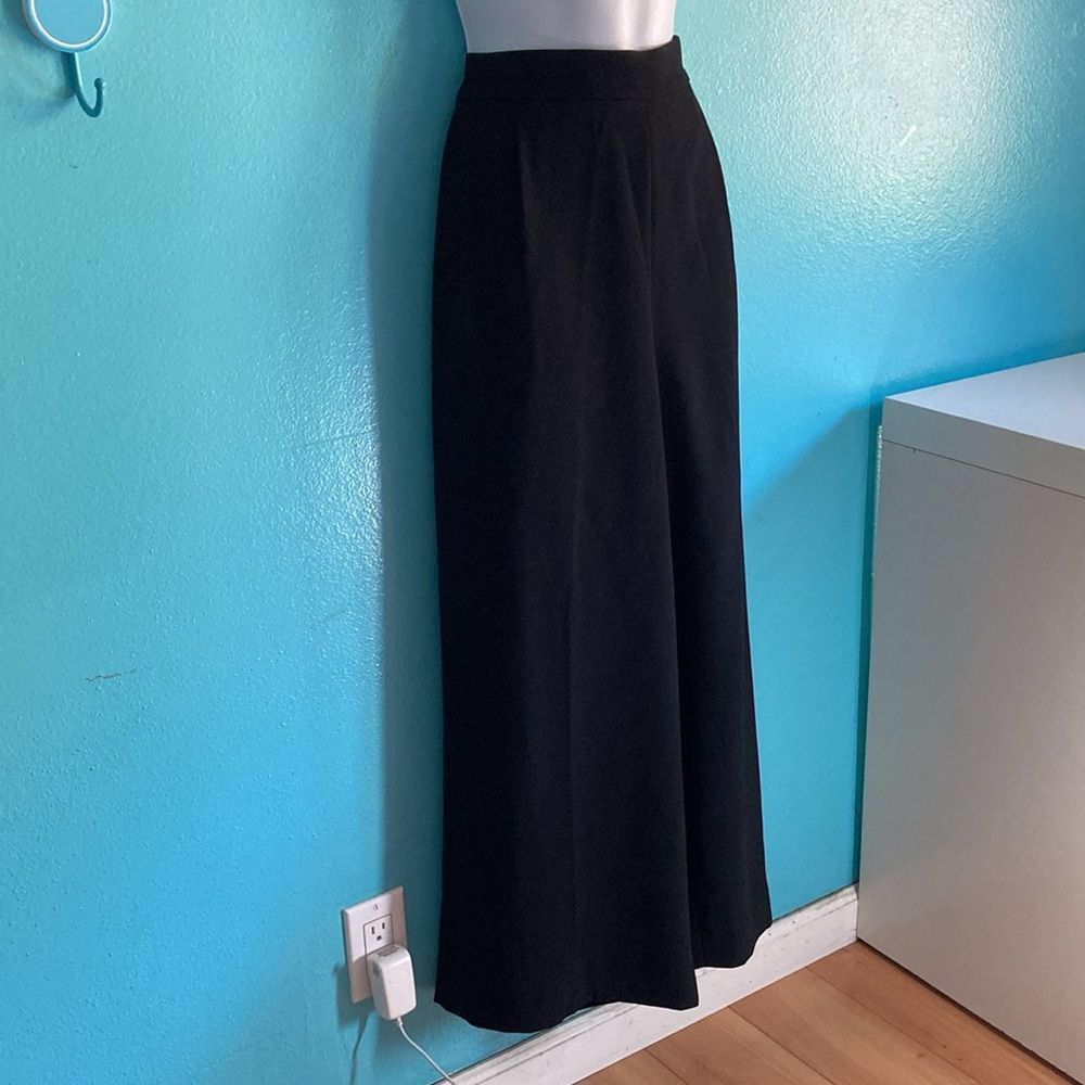Other J Crew Womens Pull On Wide Leg Black Dress Pants Size 14 Tal Size 36" / US 14 / IT 50 - 9 Thumbnail