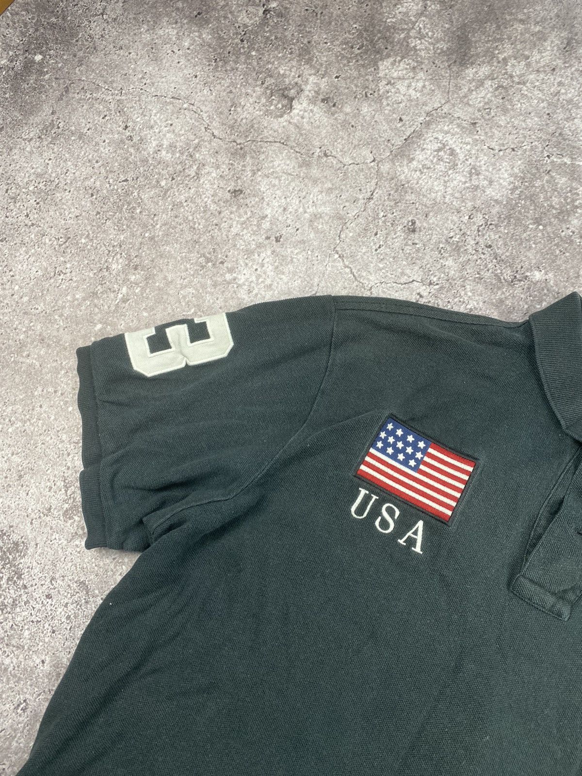 Polo Ralph Lauren Ralph Chief KeeF USA 3 America Polo Shirt Rare big logo Size US XL / EU 56 / 4 - 3 Thumbnail