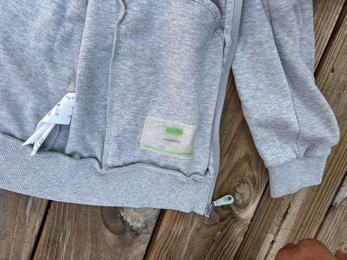 Hugo Boss HUGO Light Gray Zip-Up Hoodie Size US S / EU 44-46 / 1 - 7 Thumbnail