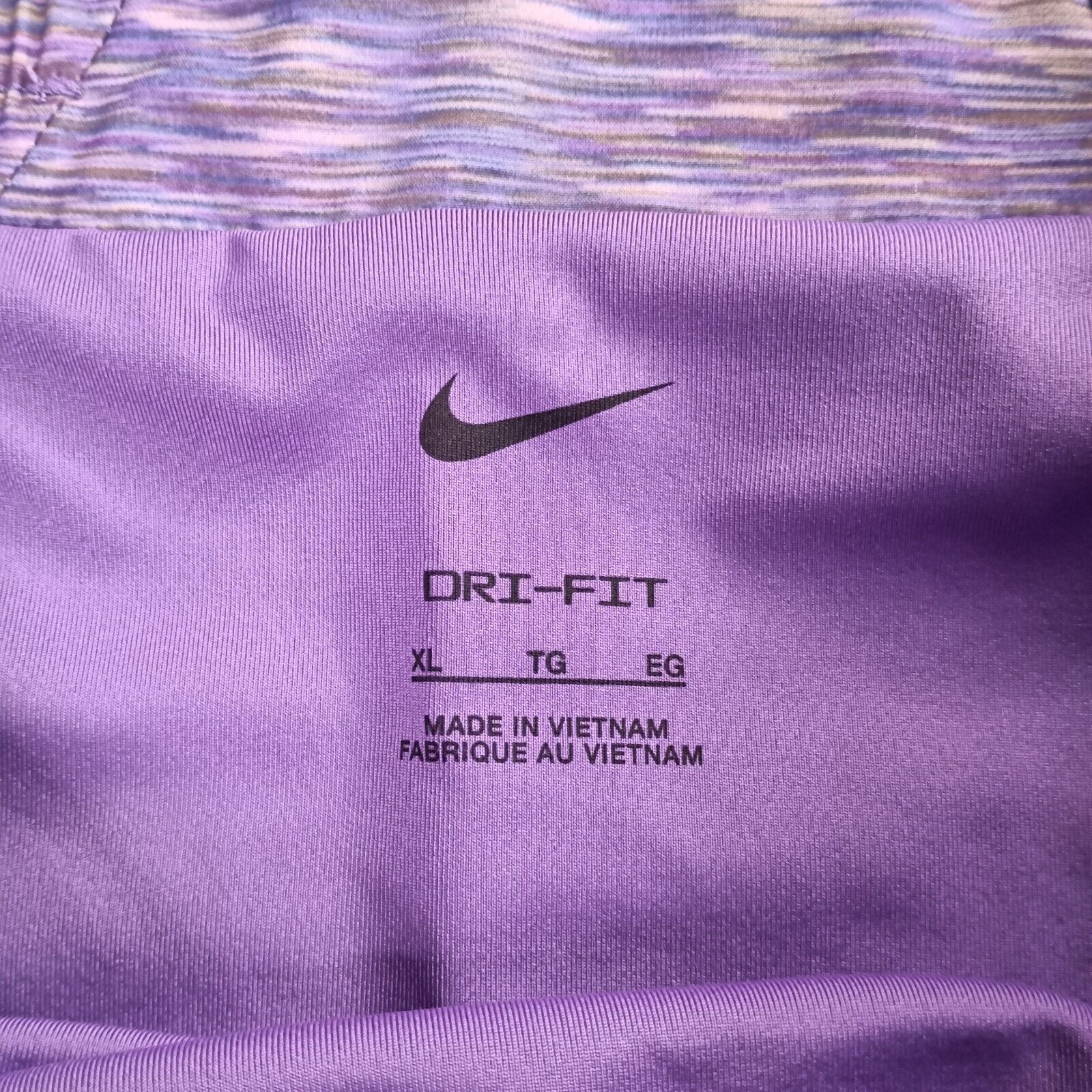 Nike Nike Womens One Dri-FIT 3" Brief-Lined Shorts Size XL Purple Size 36" / US 14 / IT 50 - 3 Thumbnail