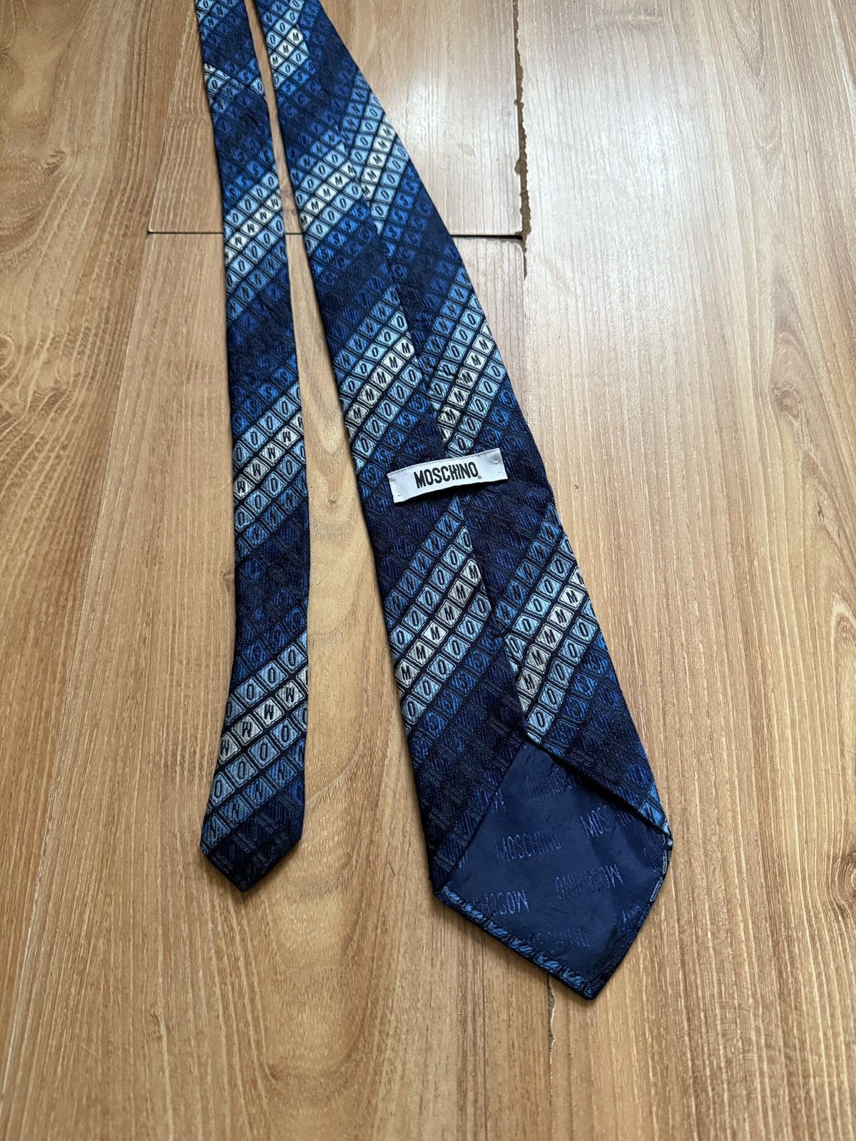 Moschino Vintage Moschino silk tie Logo Size ONE SIZE - 7 Thumbnail