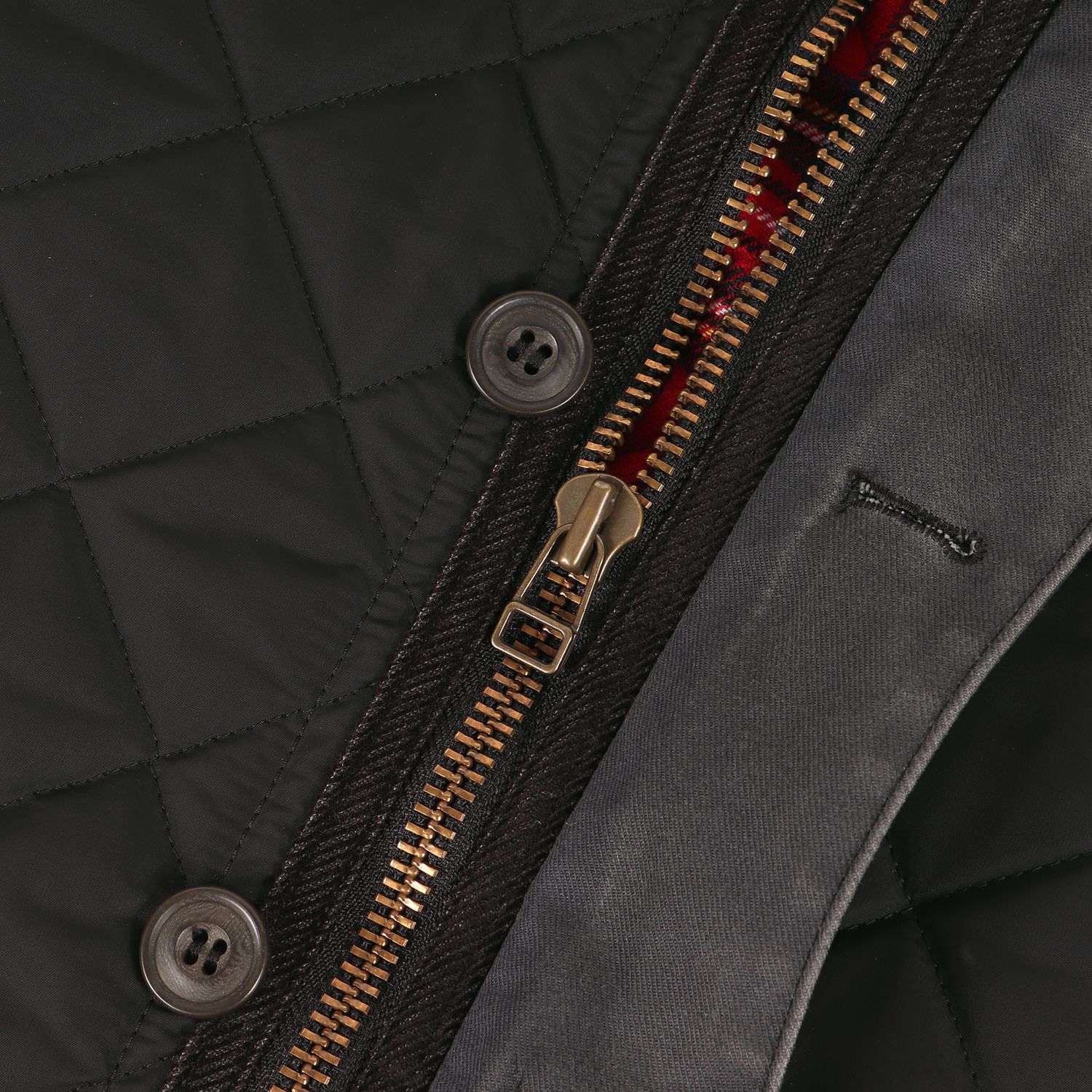 Comme des Garcons Homme WorkCoat chin strap Corduroy switching Quilted padded Black Size US XS / EU 42 / 0 - 5 Thumbnail