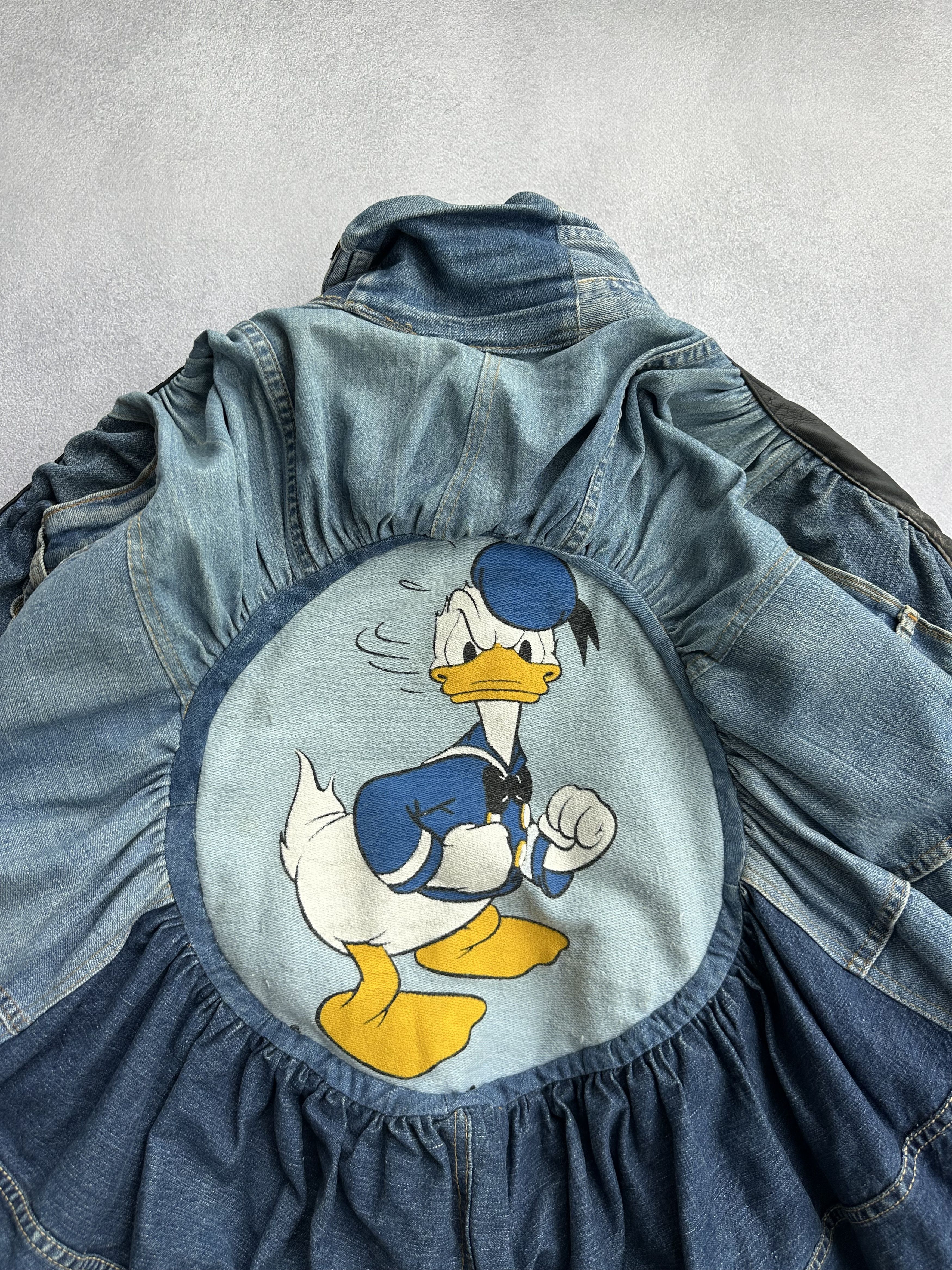 Disney × Undercover Disney DonaldDuck 90s PatchWork Levi’s Denim Handmade Jacket Size US L / EU 52-54 / 3 - 3 Thumbnail
