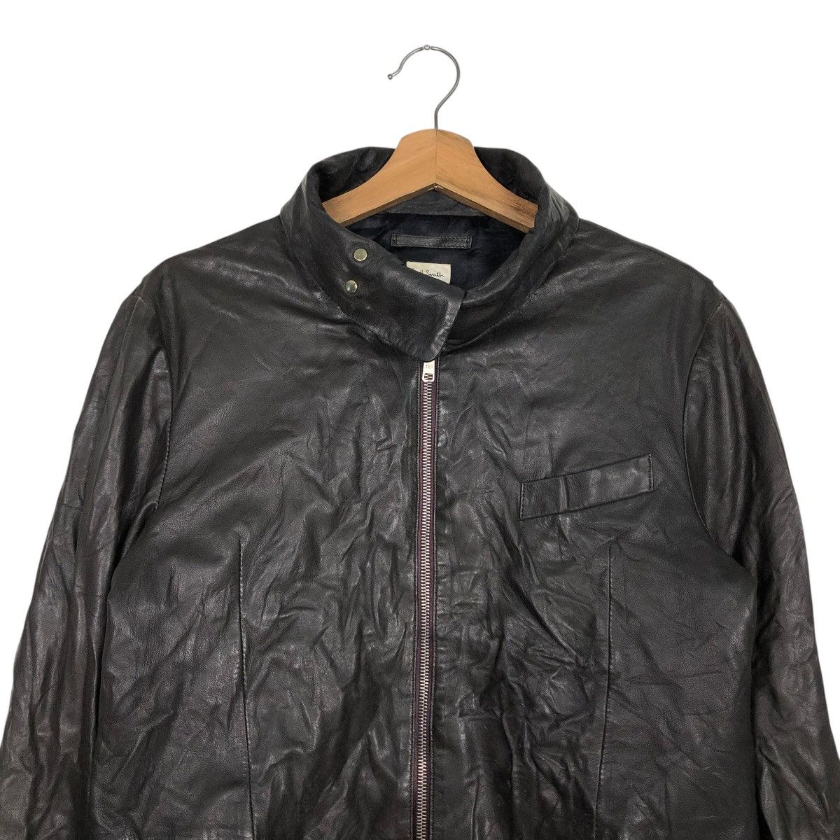 Paul Smith 🔥VINTAGE SOFT LEATHER BIKER JACKET PAUL SMITH Size US M / EU 48-50 / 2 - 5 Thumbnail