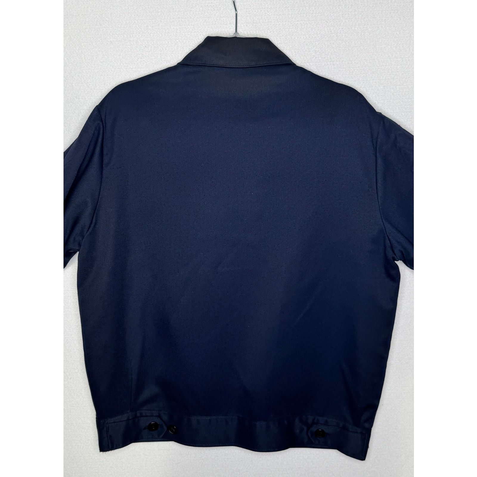 Vintage 1980s Navy Workwear Jacket Removable Orange Liner Men’s L Size US L / EU 52-54 / 3 - 16 Thumbnail