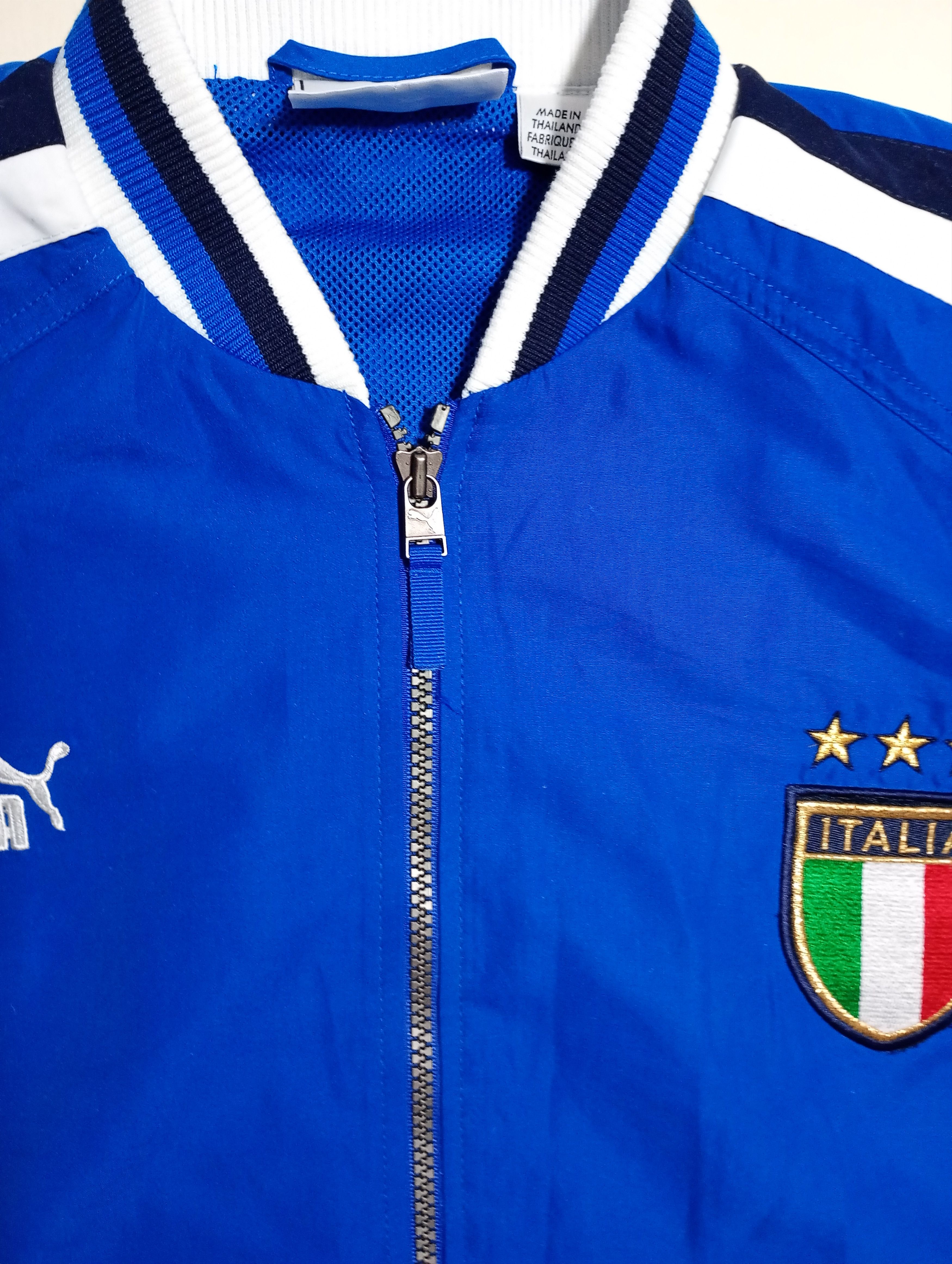 Puma Puma Italy Team TrackTop Jacket Vintage 2003-2004 Size US L / EU 52-54 / 3 - 9 Thumbnail