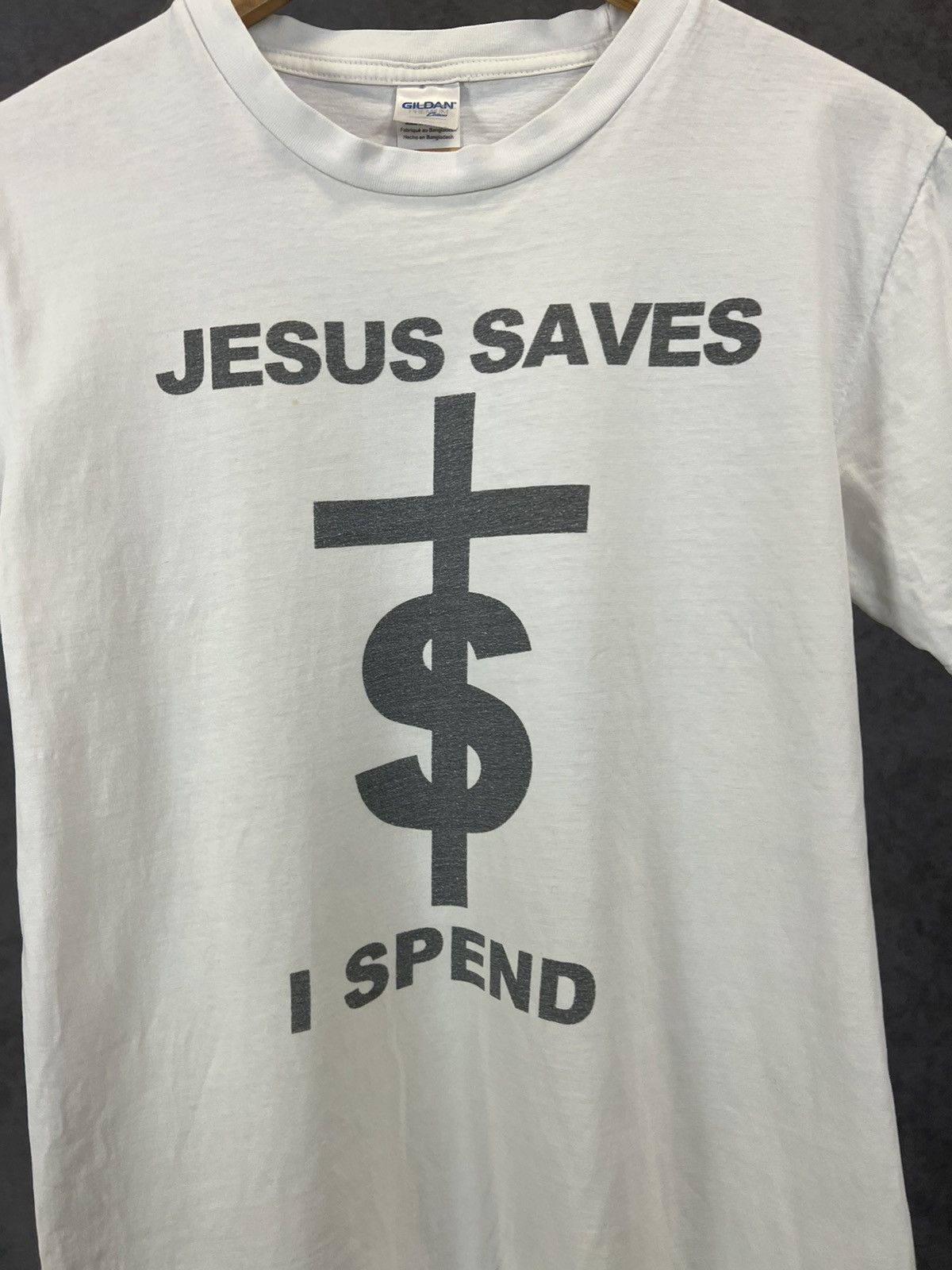 Other Jesus Saved I spend humor tee Size US S / EU 44-46 / 1 - 3 Thumbnail