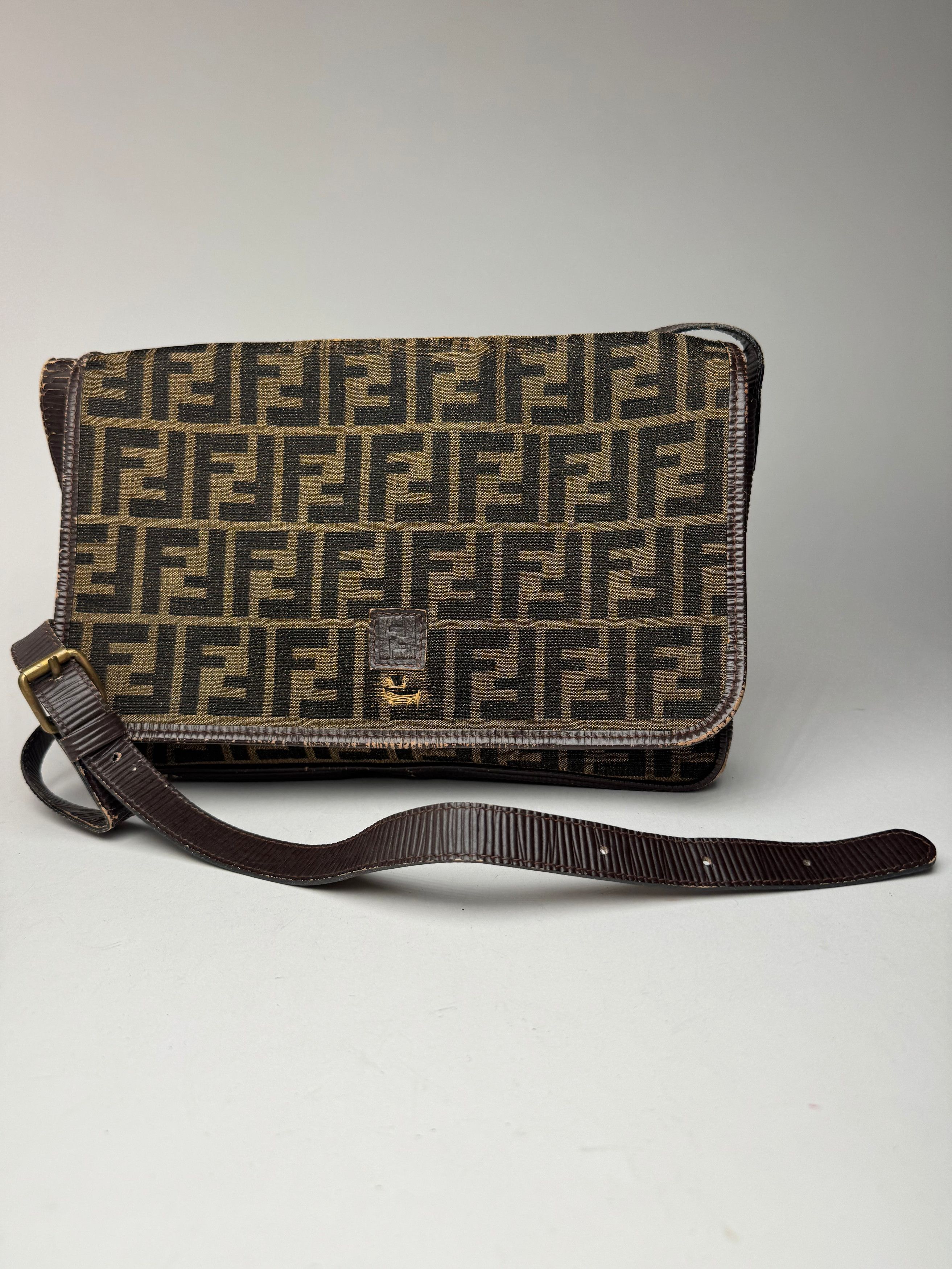 Fendi Vintage FF monogram Leather canvas Bag Size ONE SIZE - 1 Thumbnail