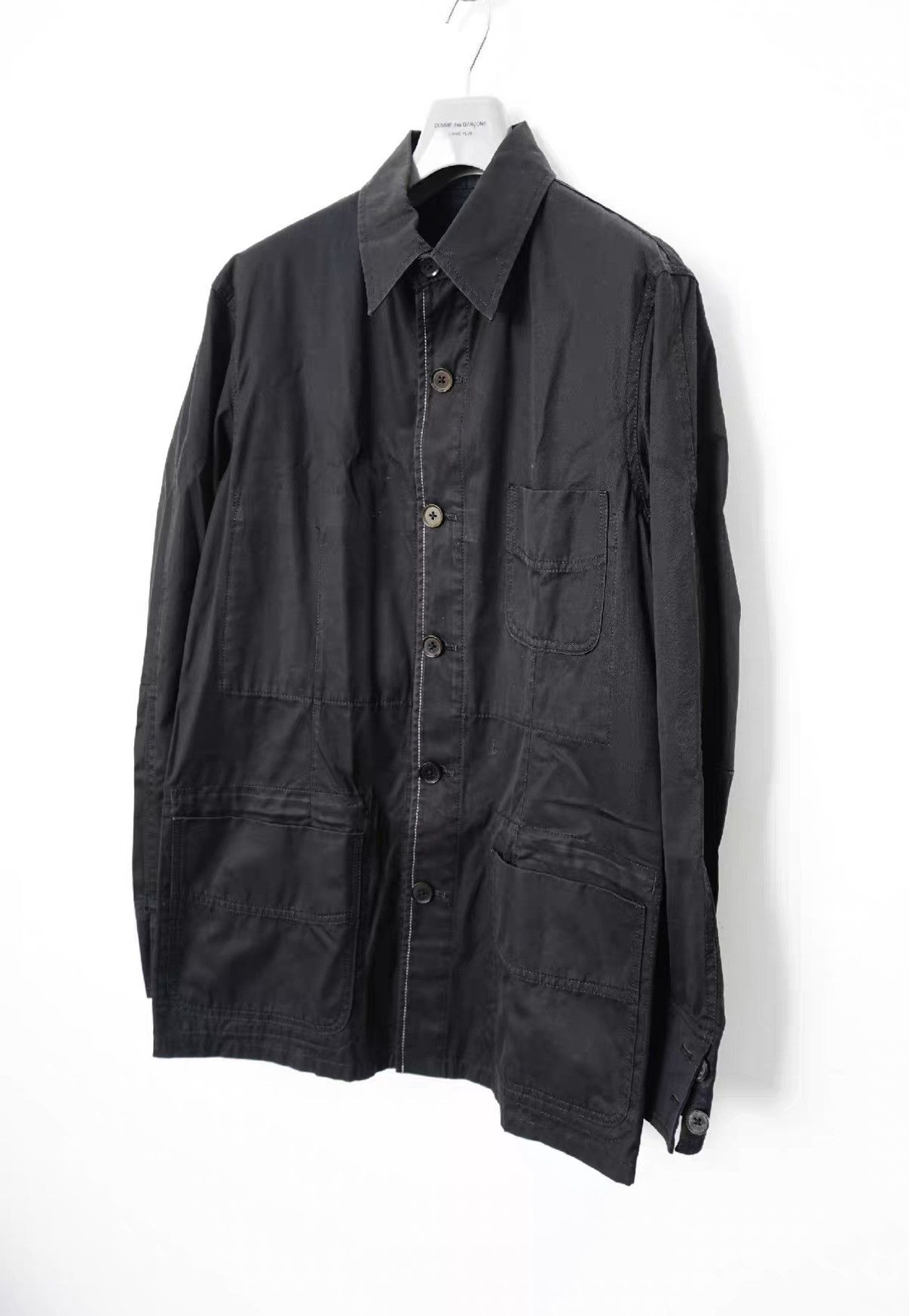 Yohji Yamamoto Yohji Yamamoto Stitch Detail Three-Pocket Jacket Size US L / EU 52-54 / 3 - 2 Thumbnail