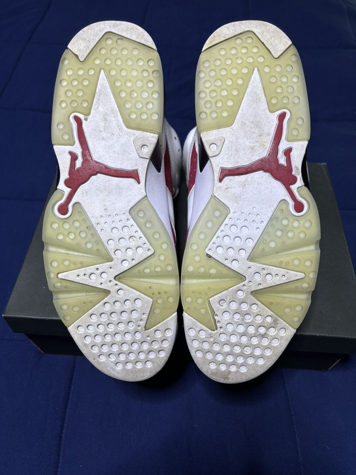 Jordan Brand Jordan 6 Retro OG Carmine 2021 Size 11.5 Size US 11.5 / EU 44-45 - 5 Thumbnail