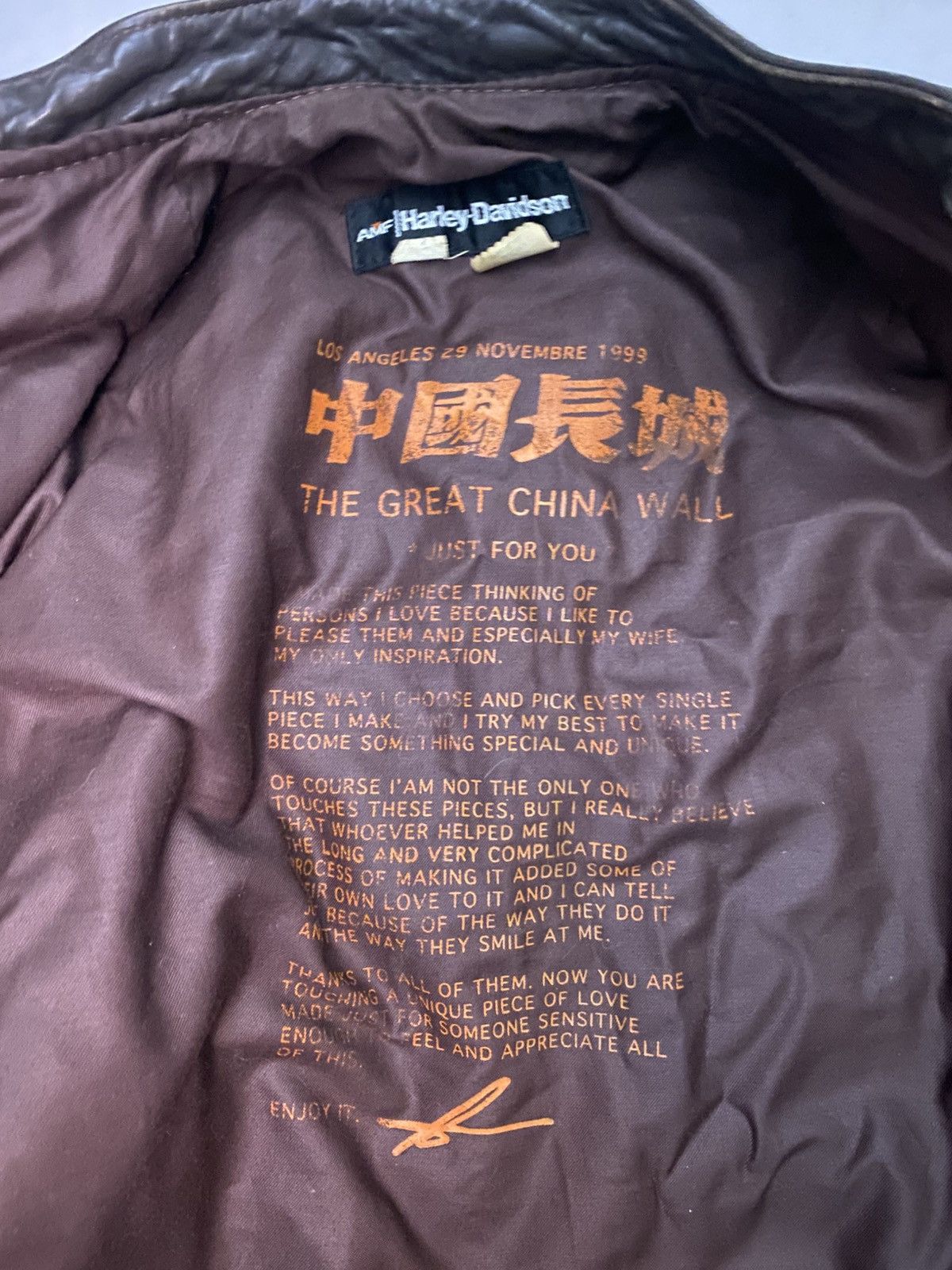 The Great China Wall The Great China Wall Leather Jacket Size US M / EU 48-50 / 2 - 7 Thumbnail