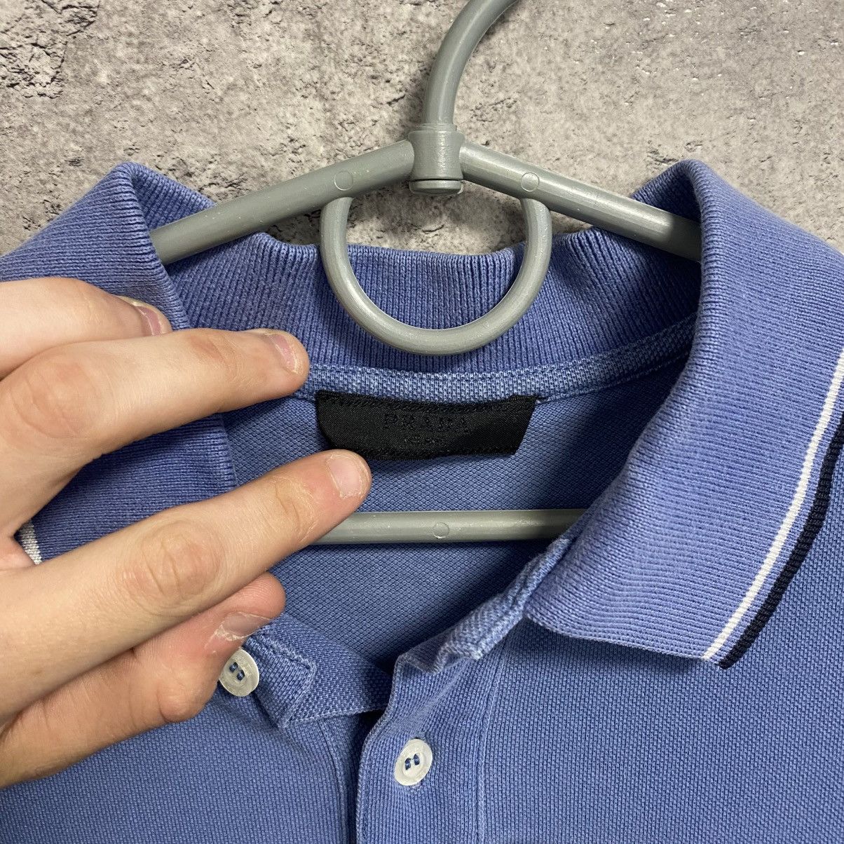 Prada Vintage Luxury Prada Polo Shirt Red Tab Size S Size US S / EU 44-46 / 1 - 5 Thumbnail