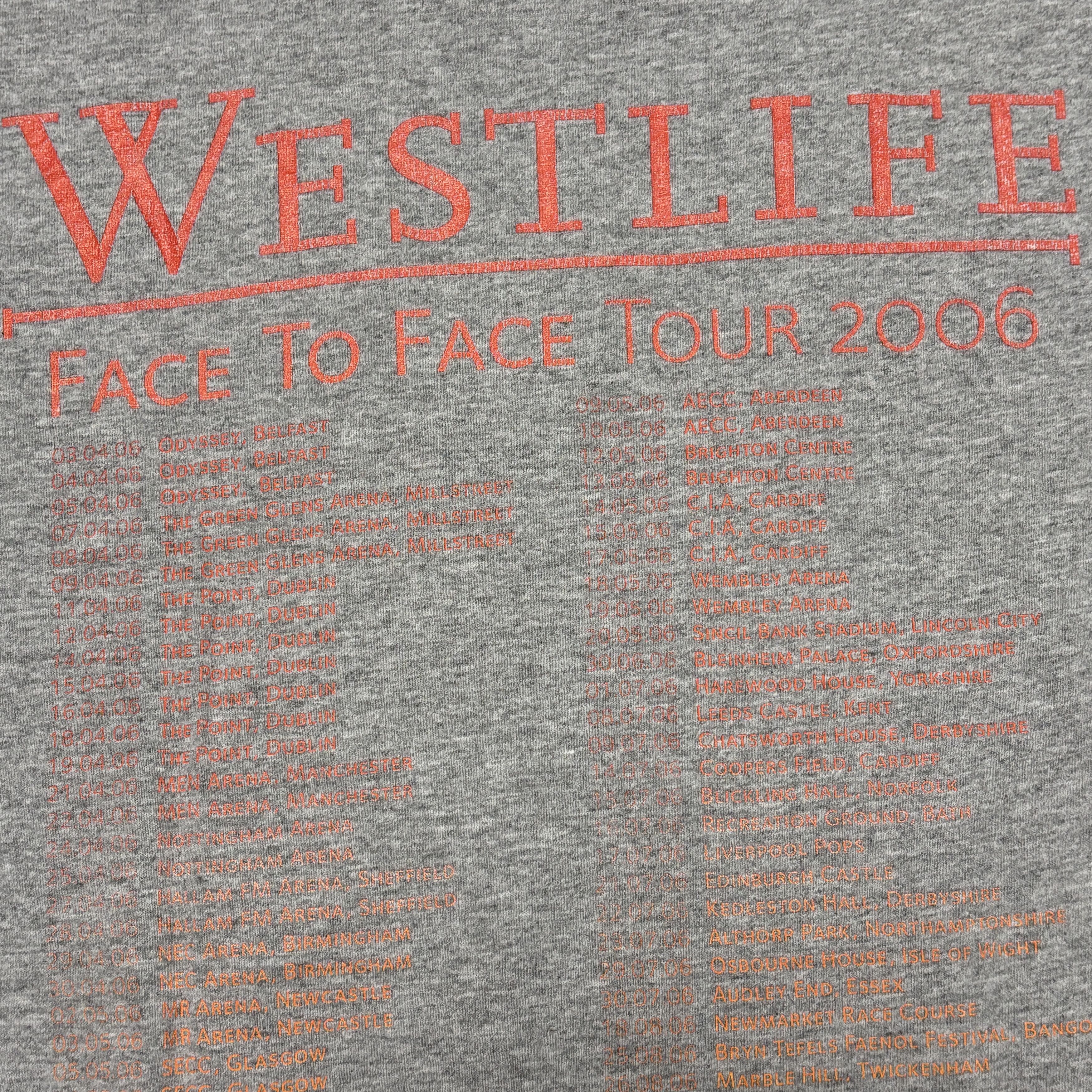 Band Tees × Vintage Vintage Westlife Shirt 00s Vintage Band Tees Backstreet Boys Size US M / EU 48-50 / 2 - 12 Thumbnail