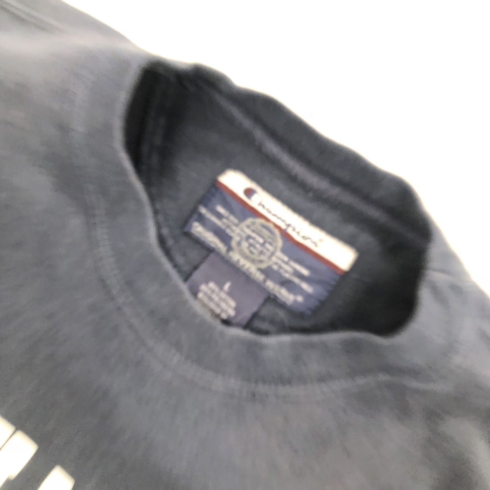 Champion VINTAGE Champion Reverse Weave UNC Wilmington Seahawks NCAA Sweatshirt Men Large Blue Regular Crew Neck Reversible 90s University Fans Mens Size US L / EU 52-54 / 3 - 4 Thumbnail
