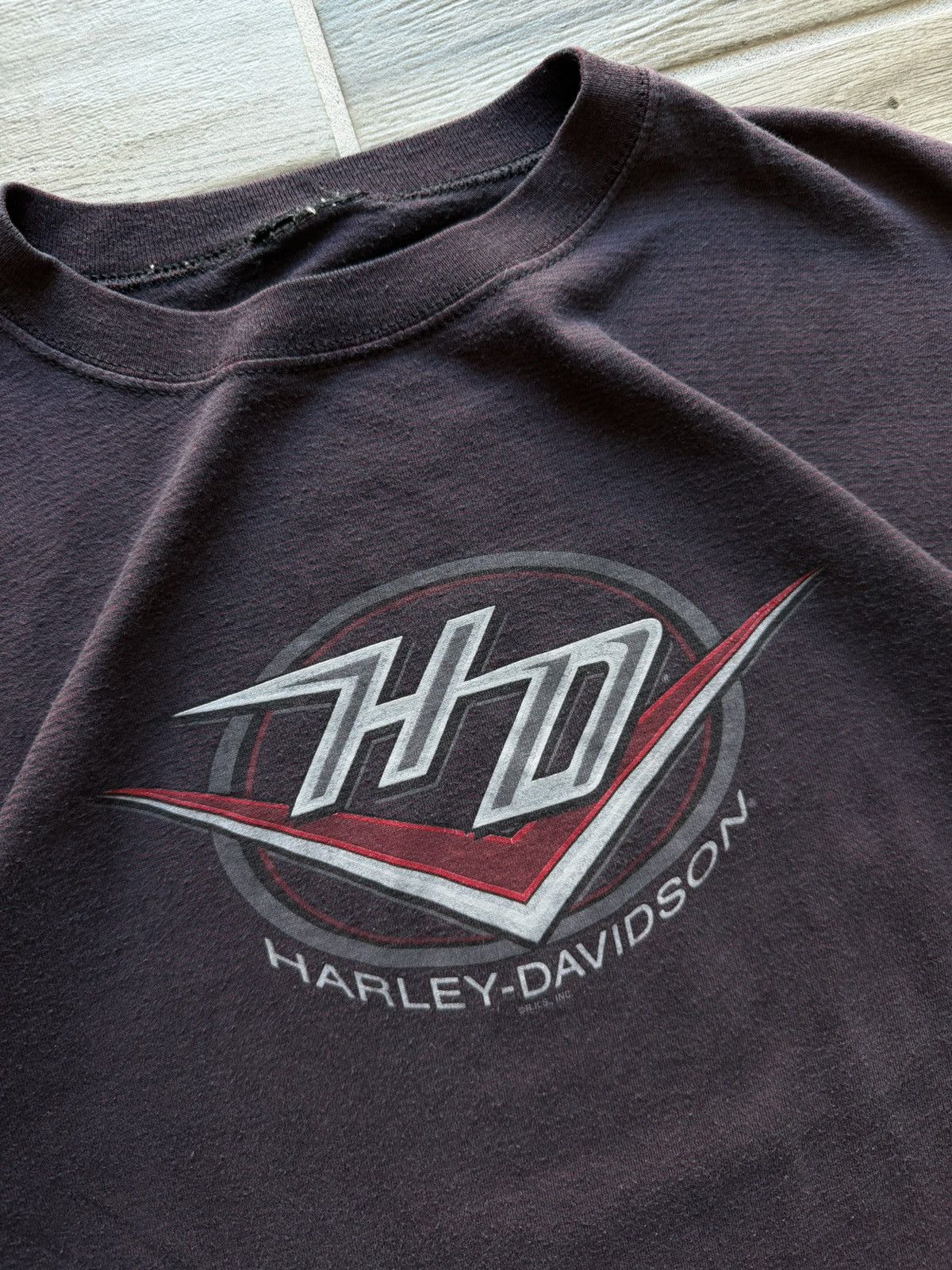 Harley Davidson Vintage 90s Harley Davidson Lancaster T-Shirt Size Large Size US L / EU 52-54 / 3 - 3 Thumbnail