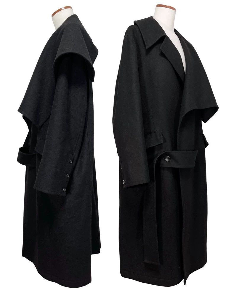 Yohji Yamamoto Yoji yamamoto +NOIR yohji yamamoto wool coat-2505 Size US S / EU 44-46 / 1 - 4 Thumbnail
