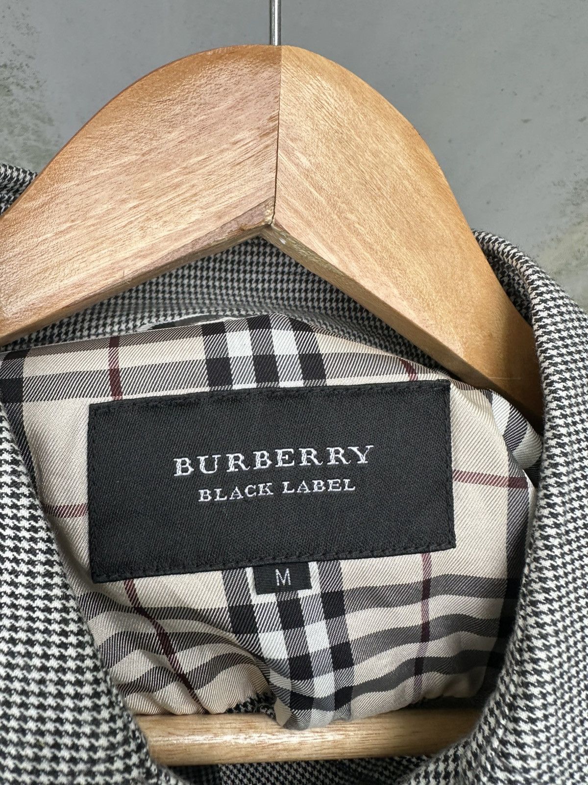 Burberry 👹Burberry Black Label Checked Trucker Jacket Size US M / EU 48-50 / 2 - 9 Thumbnail