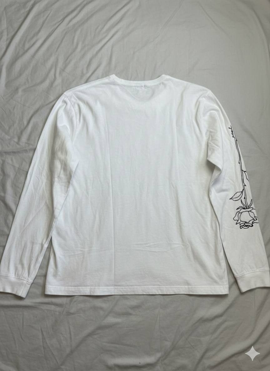 Diesel Diesel Gothic D 1978 Graphic Long Sleeve Rose Print Tee Size US XXL / EU 58 / 5 - 2 Thumbnail